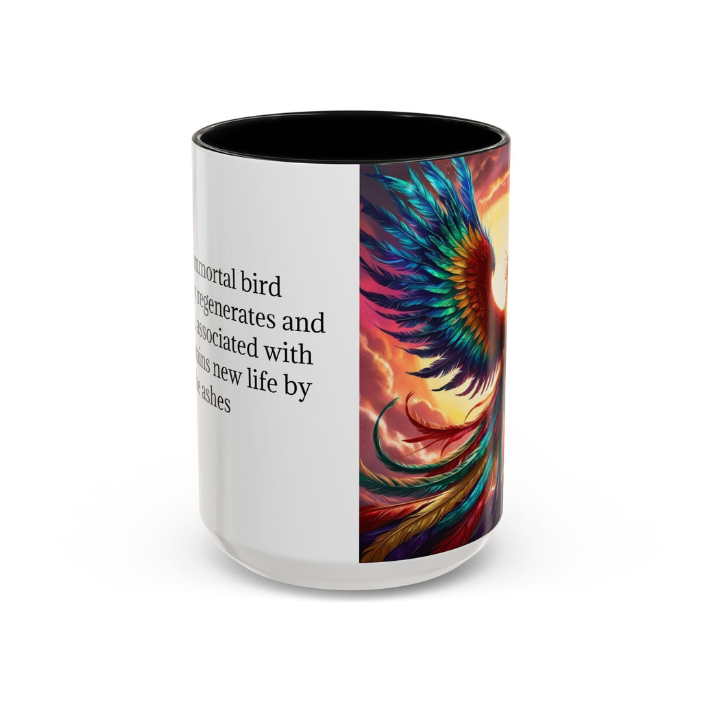 Phoenix Bird Coffee Cup: Mythical Creature, Firebird Coffee Mug, Rise from the Ashes