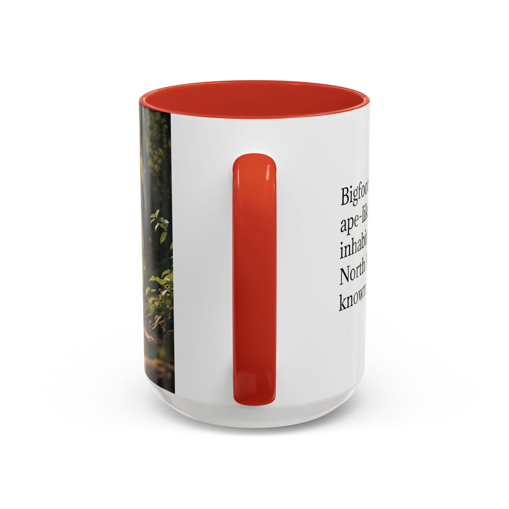 Bigfoot Coffee Mug: Sasquatch, Forest Cryptid, Mythical Creature, Camping Gift