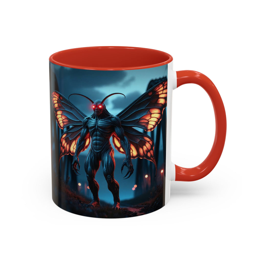Mothman Coffee Mug: Supernatural Monster, Legendary Creature, Cryptid Gift (Bridge)