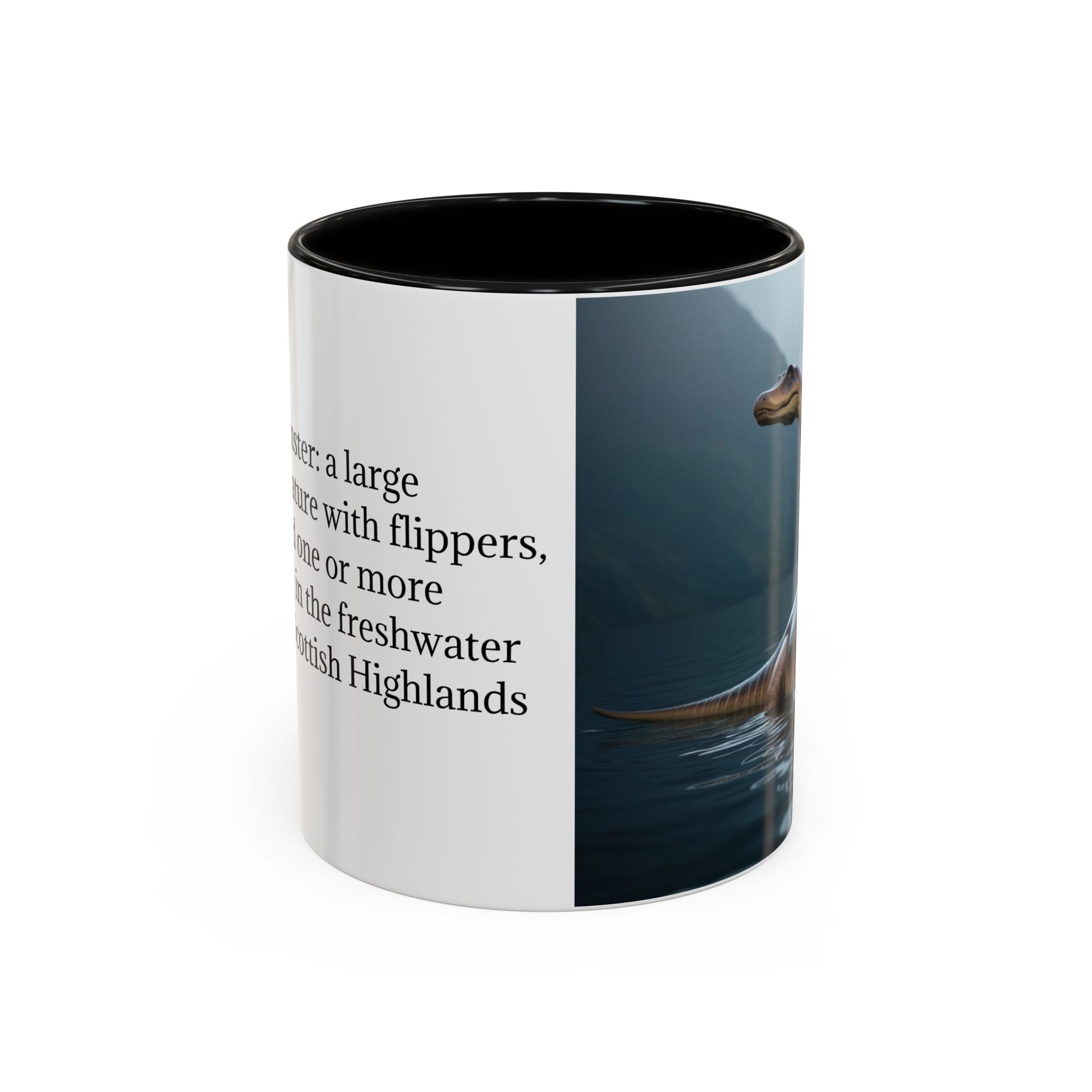 Loch Ness Monster Coffee Cup: Nessie Cryptid Gift, Scottish Sea Creature