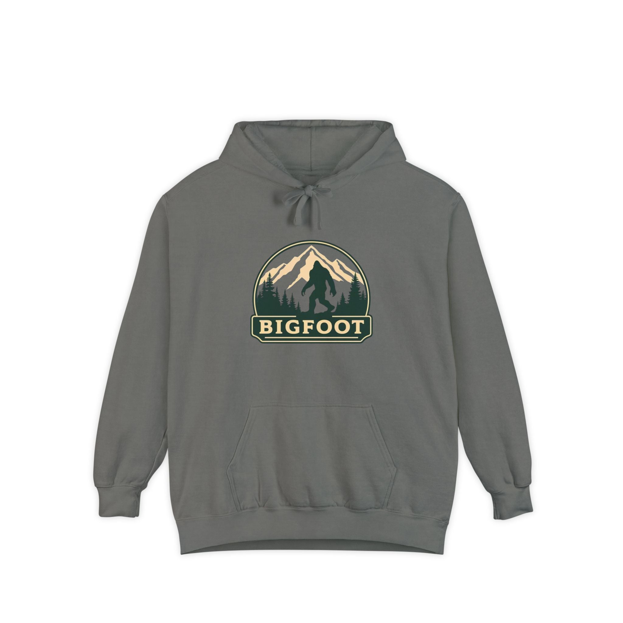 Sasquatch Hoodie - Comfort Colors® | Bigfoot Sweatshirt, Hiking Gift for Nature Lovers, Cozy Unisex Pullover
