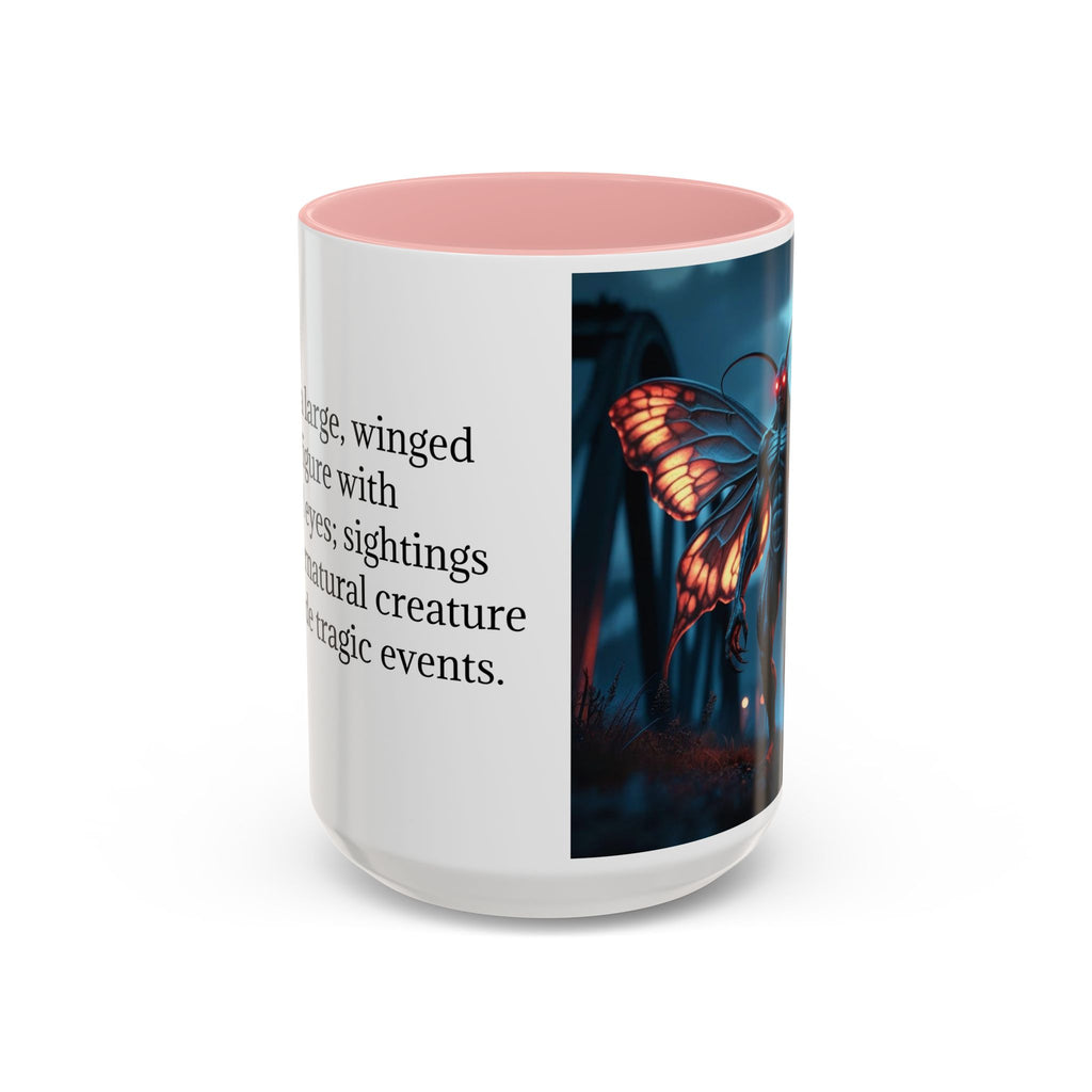 Mothman Coffee Mug: Supernatural Monster, Legendary Creature, Cryptid Gift (Bridge)