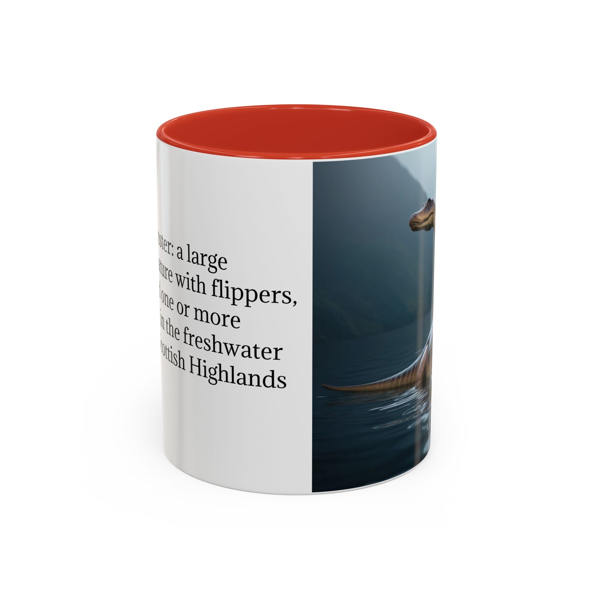 Loch Ness Monster Coffee Cup: Nessie Cryptid Gift, Scottish Sea Creature