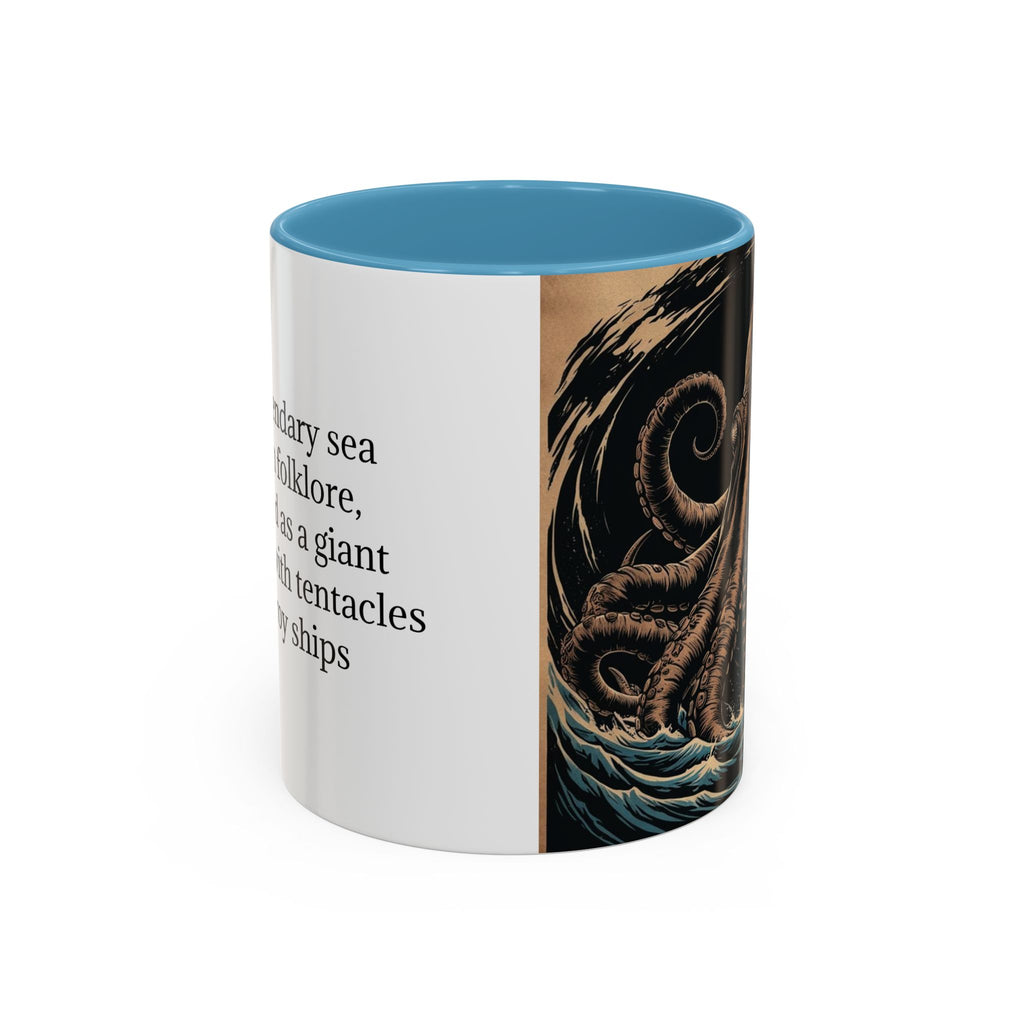 Kraken Coffee Mug: Giant Squid Coffee Cup, Sea Creature, Mugs for Men