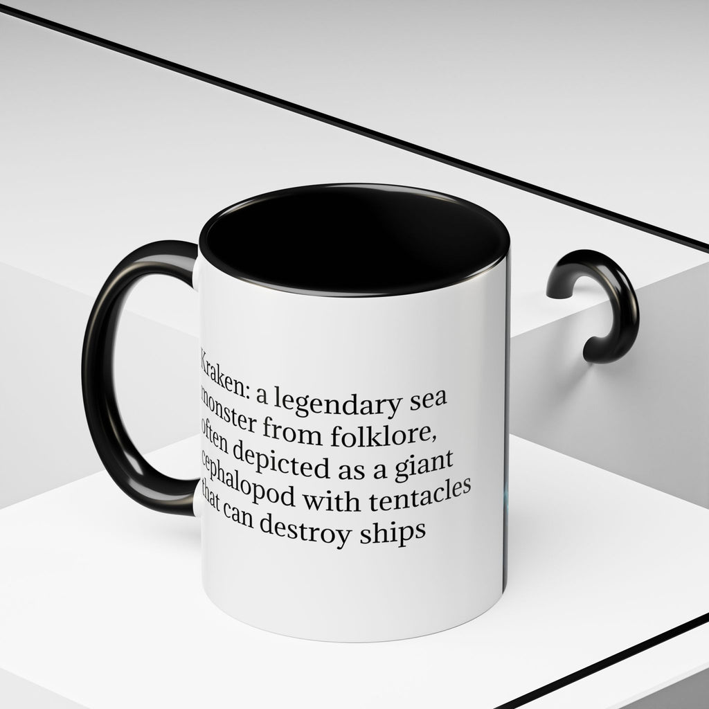 Kraken Coffee Cup: Giant Squid Coffee Mug, Mythical Creature, Octopus Gift
