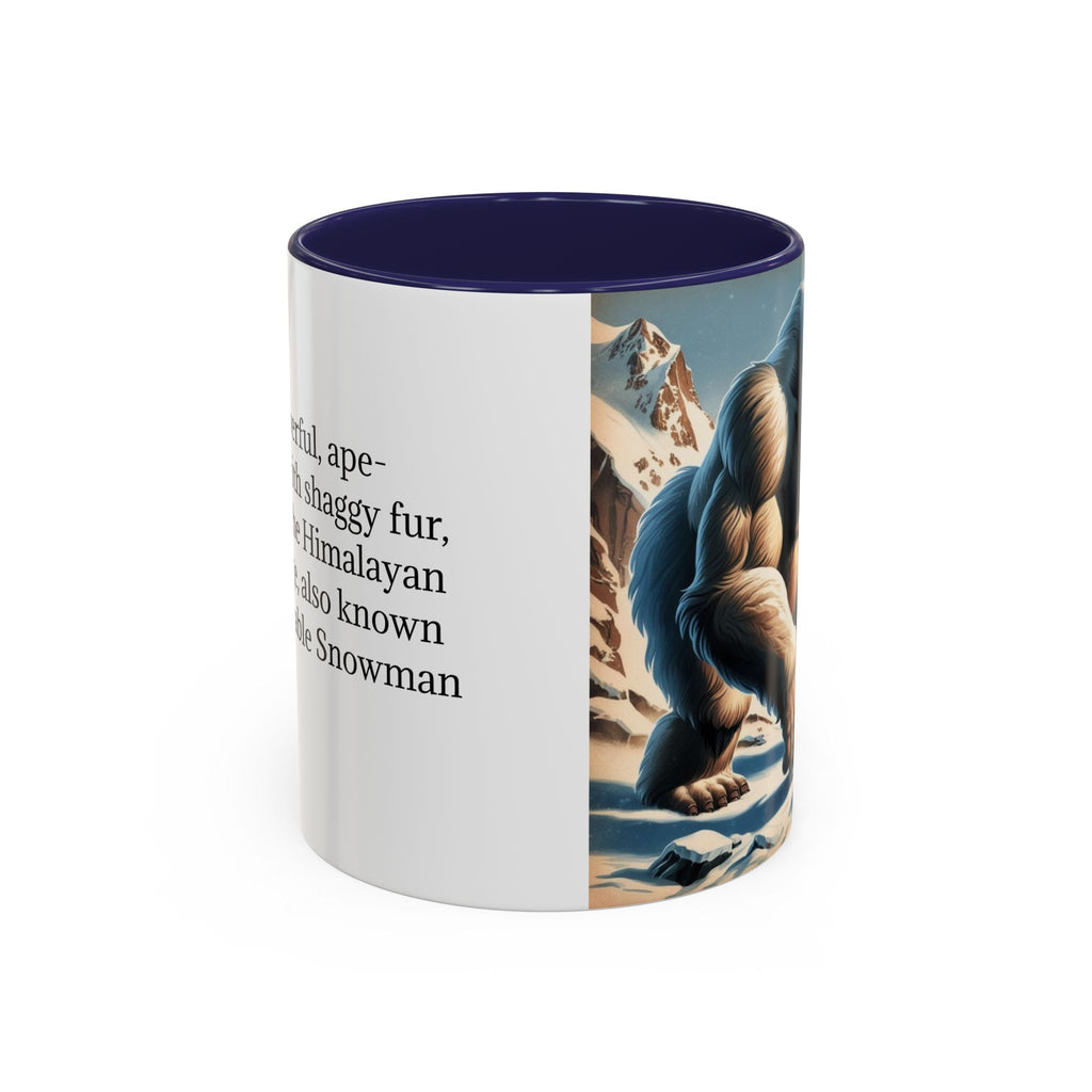 Abominable Snowman Coffee Mug: Himalayan Mountain Yeti, Mythical Creature, Sasquatch Gift