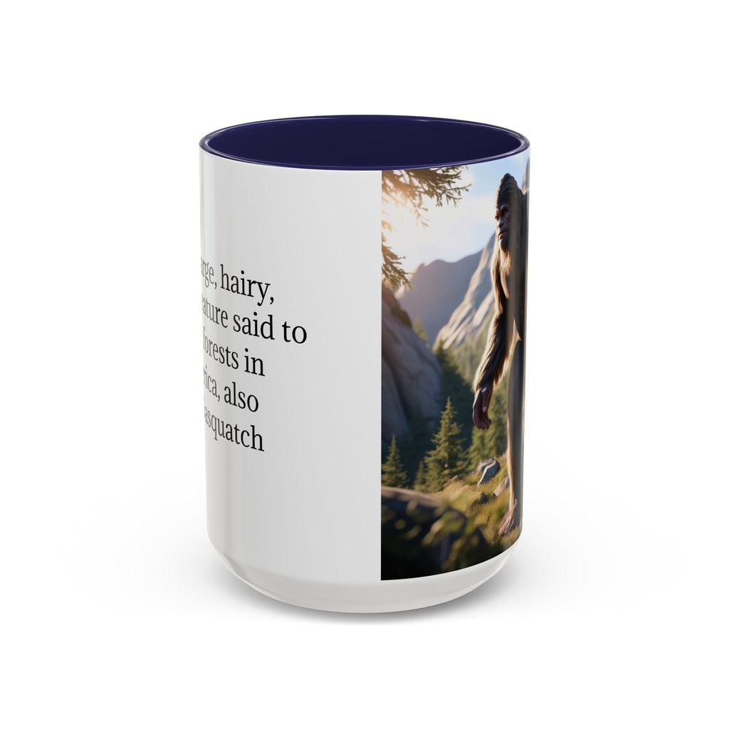 Bigfoot Coffee Cup: Sasquatch Coffee Mug, Pacific Northwest Cryptid, Mythical Creature
