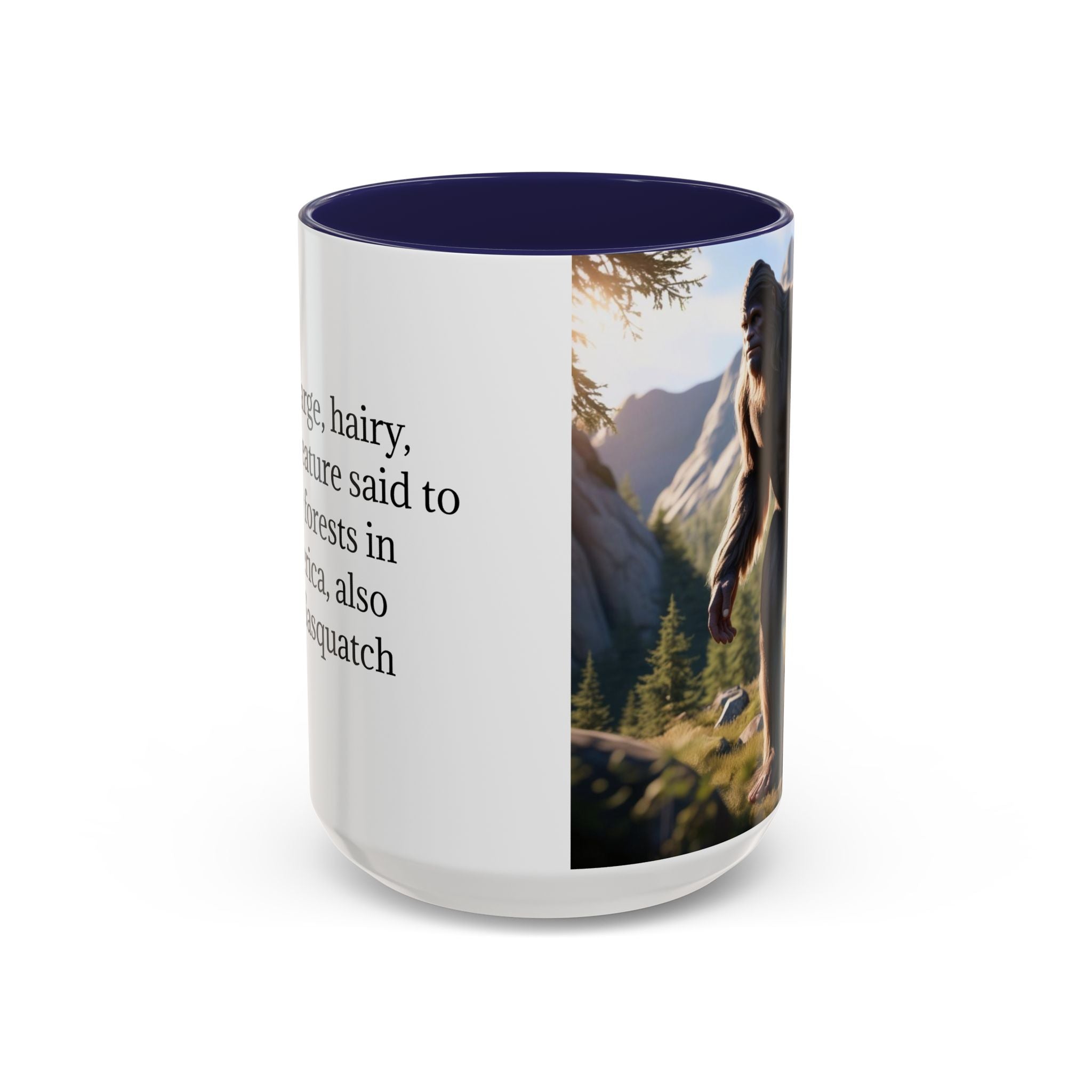 Bigfoot Coffee Cup: Sasquatch Coffee Mug, Pacific Northwest Cryptid, Mythical Creature