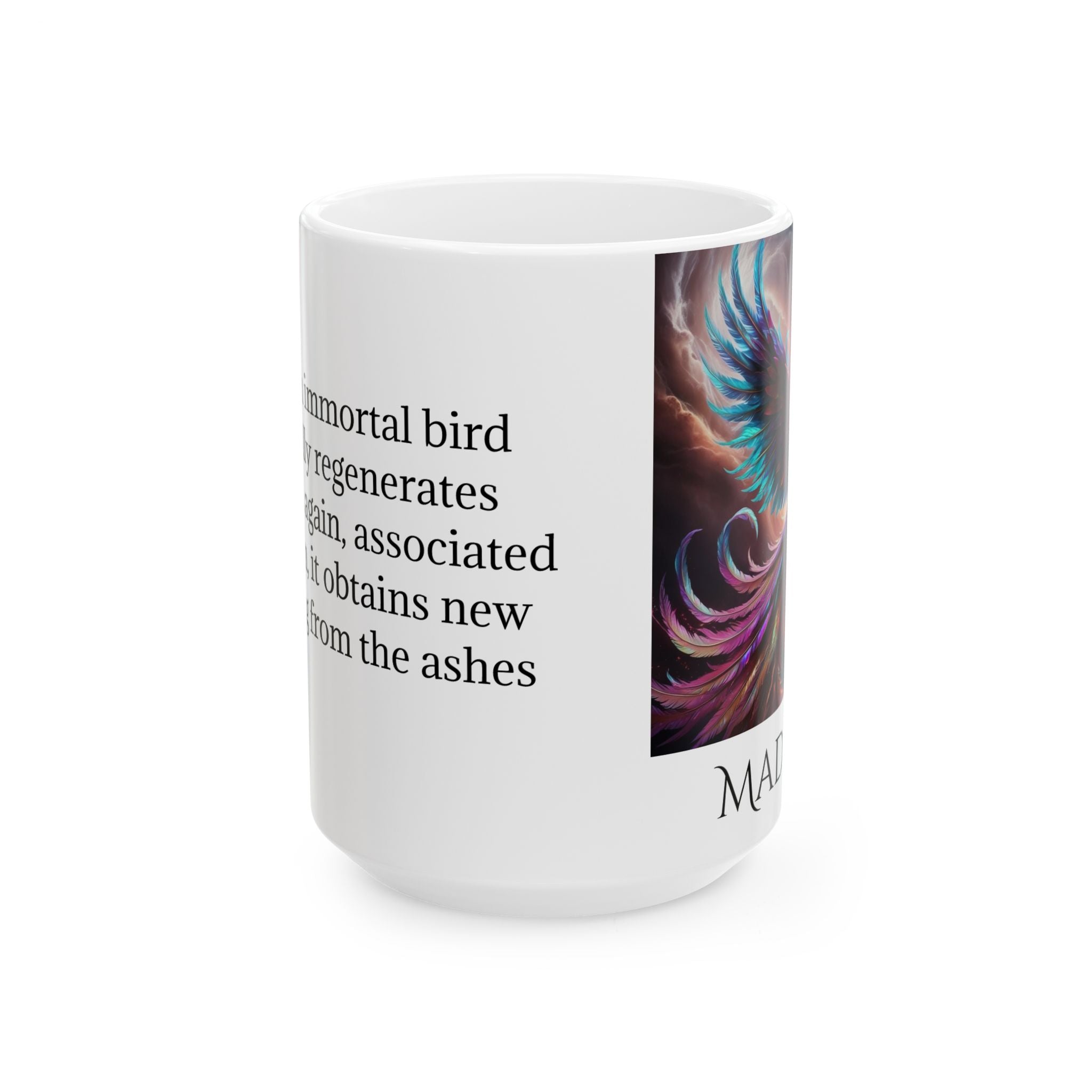 Personalized Phoenix Coffee Mug: Rise from the Ashes, Mythical Creature