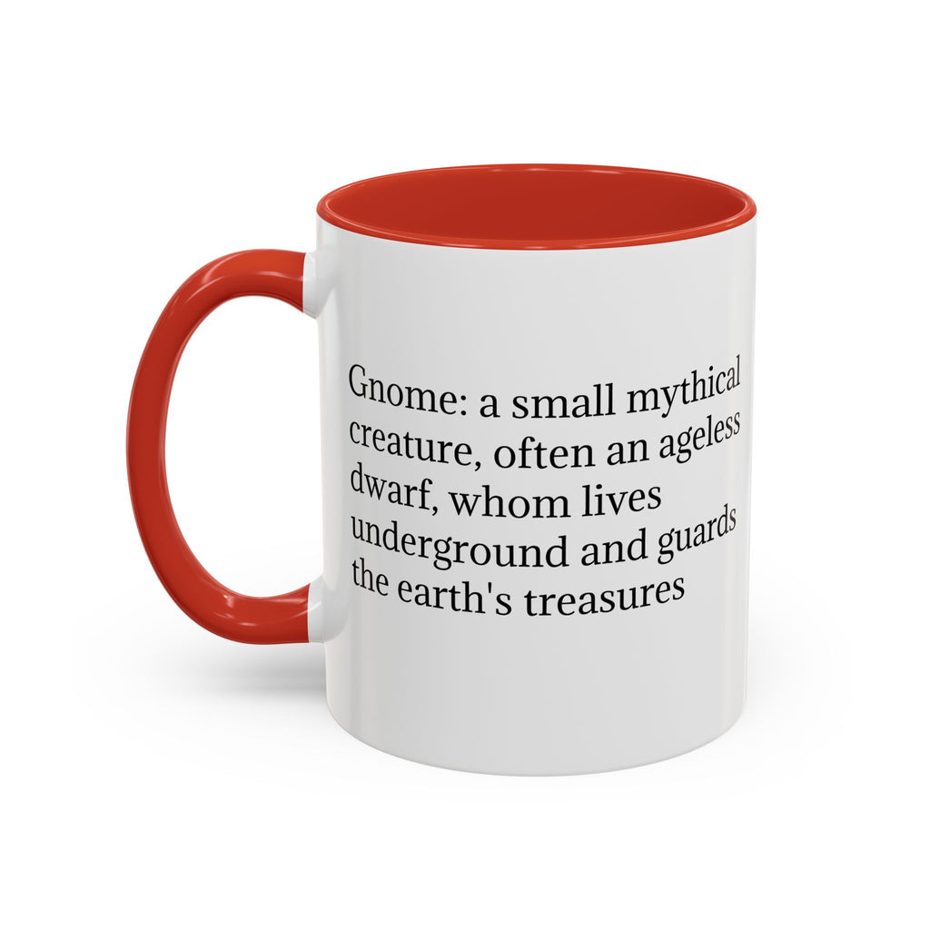 Gnome Coffee Mug: Nordic Folklore Gift, Scandinavian Nisse, Enchanted Mushroom Garden