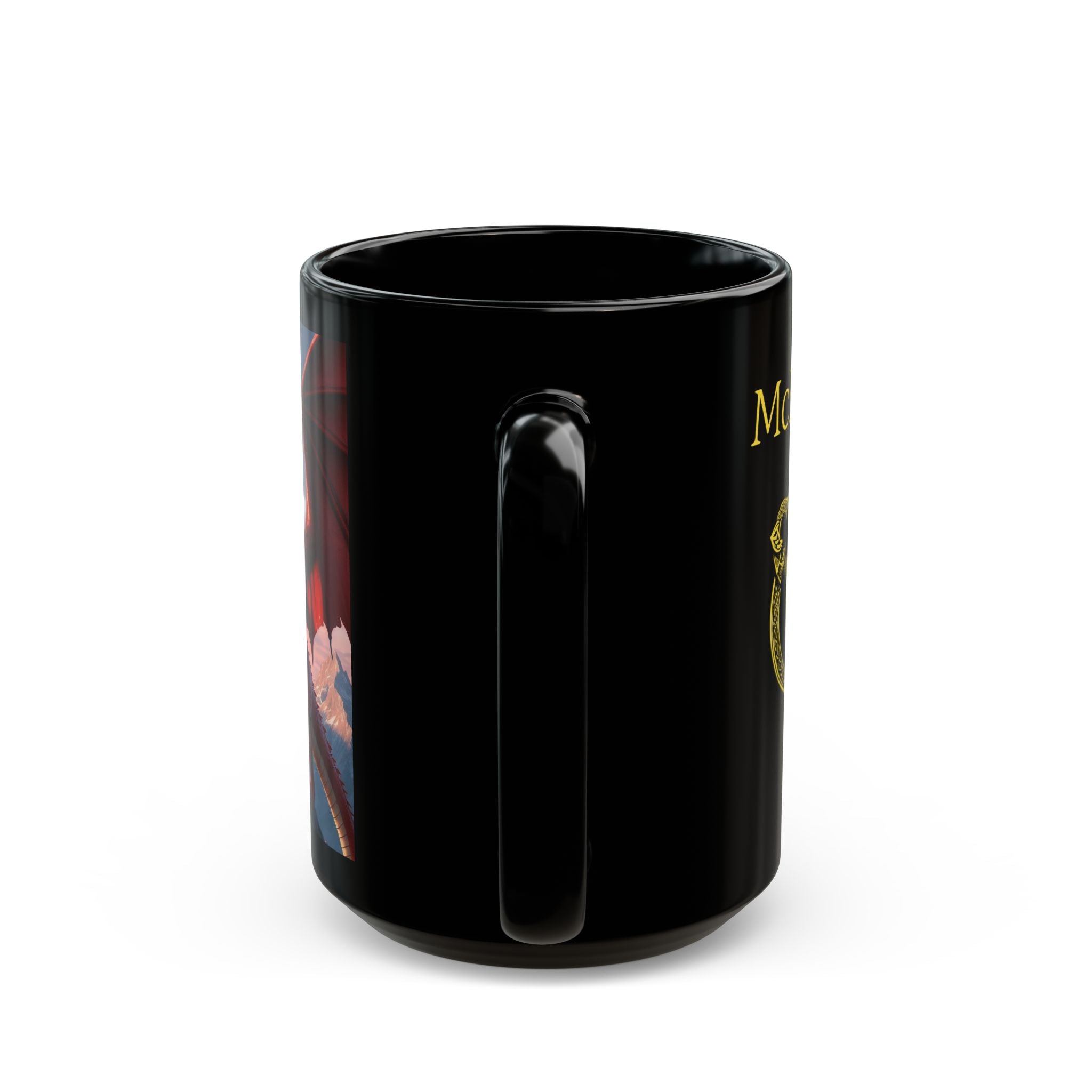 Customizable Dragon Coffee Mug: Personalized Family Crest, DnD Gift, Fire Drake