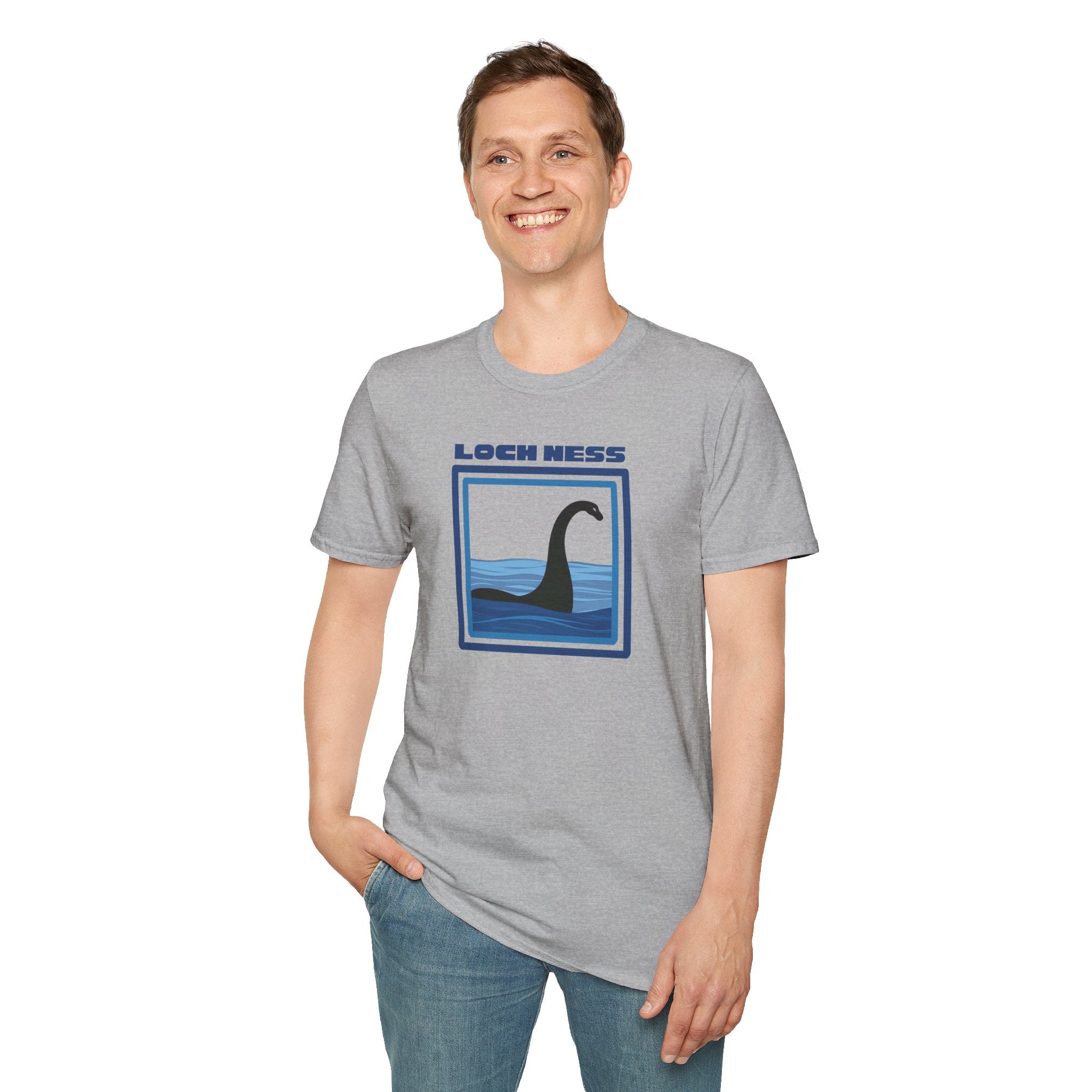 Loch Ness Monster Shirt: Nessie Tshirt, Legendary Creature, Plesiosaurus Graphic Tee