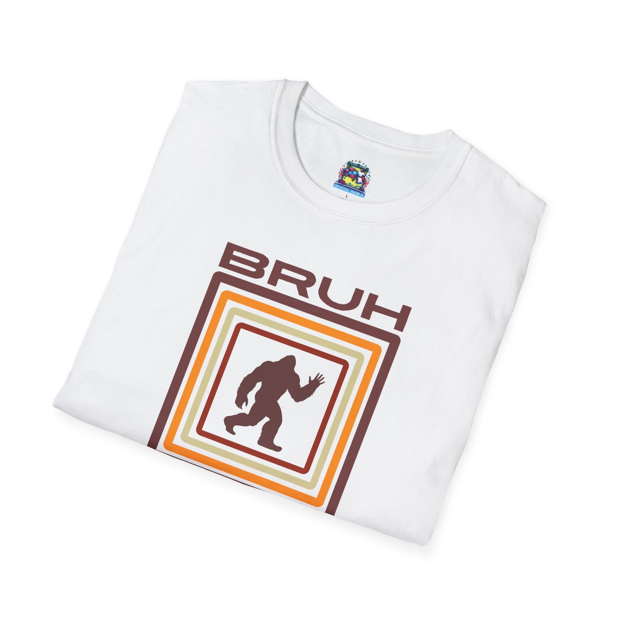 Bigfoot Shirt: Sasquatch Graphic Tee, Bruh, Soft Cotton T-shirt, Legendary Creature