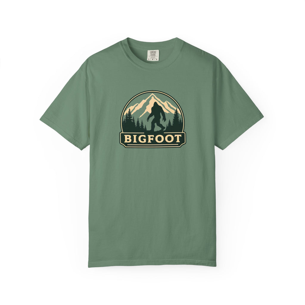 Sasquatch Camping TShirt | Bigfoot Graphic Tee, Comfort Colors®, Retro Hiking Shirt