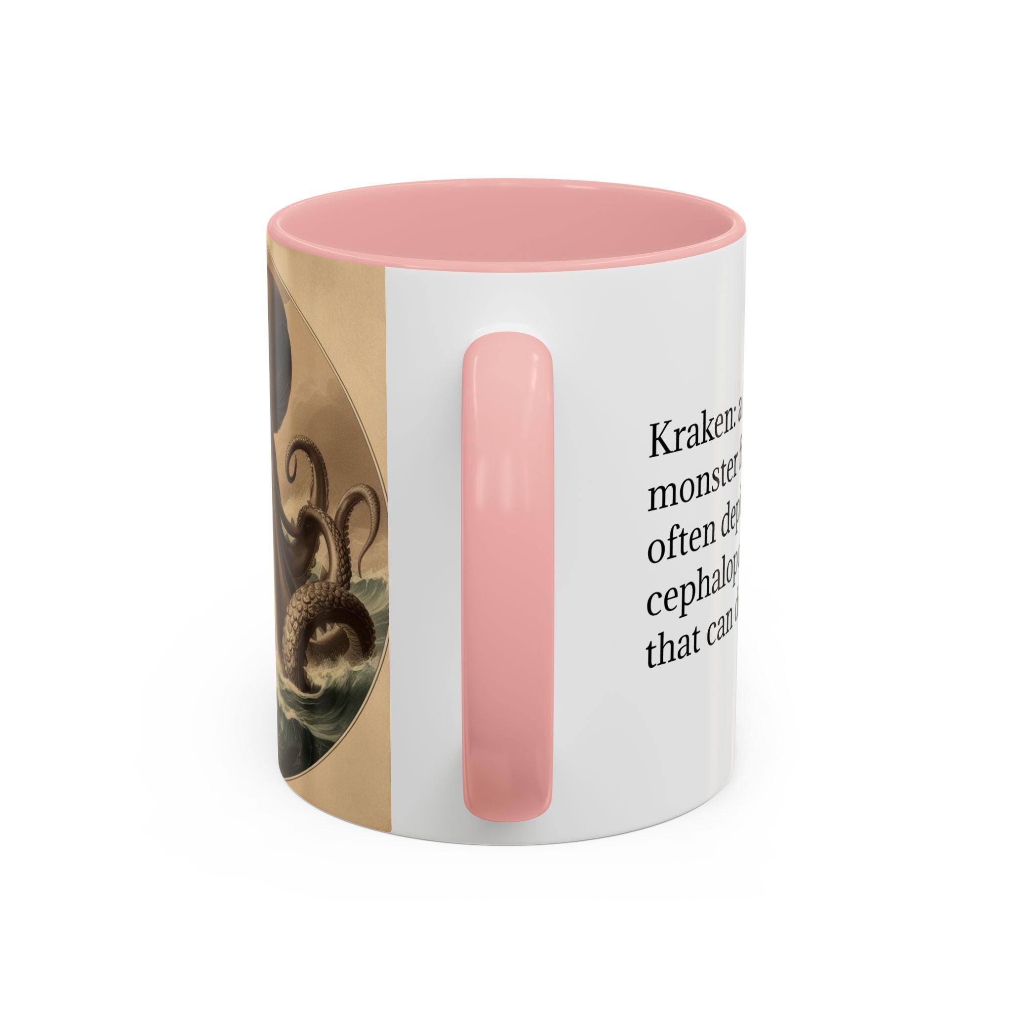 Kraken Coffee Cup: Giant Squid Coffee Mug, Mugs for Men, Mythical Creature