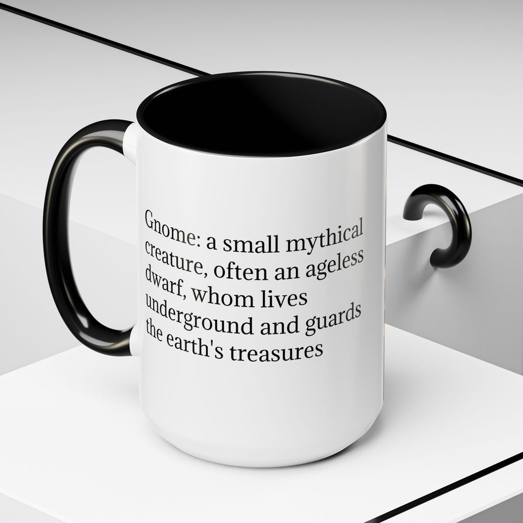 Gnome Coffee Mug: Nordic Folklore Gift, Scandinavian Nisse, Enchanted Mushroom Garden