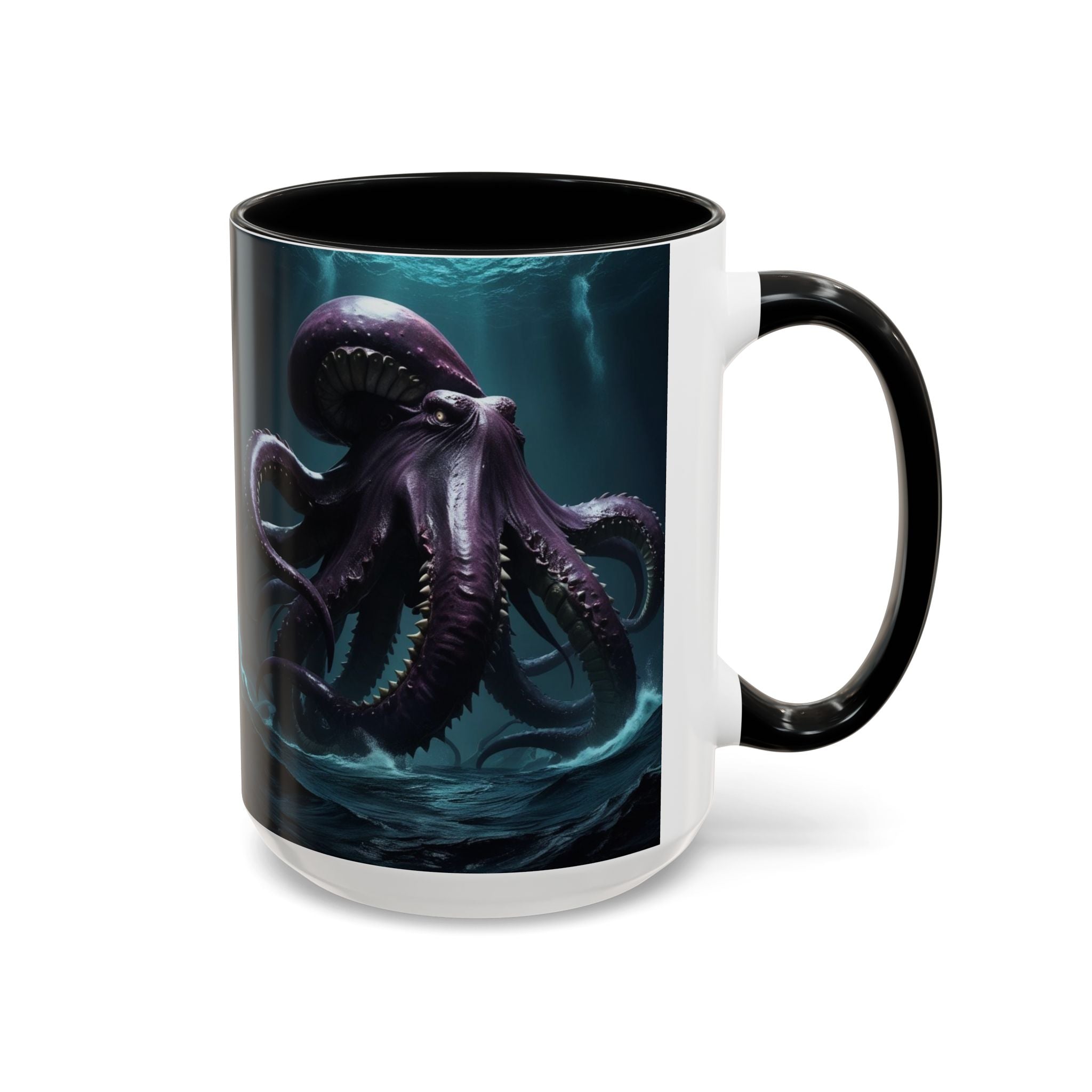 Kraken Coffee Cup: Giant Squid Coffee Mug, Mythical Creature, Octopus Gift