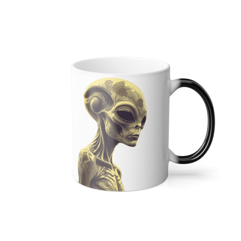 Color Changing Alien Coffee Mug: Conspiracy Theory, Extraterrestrial Watchers