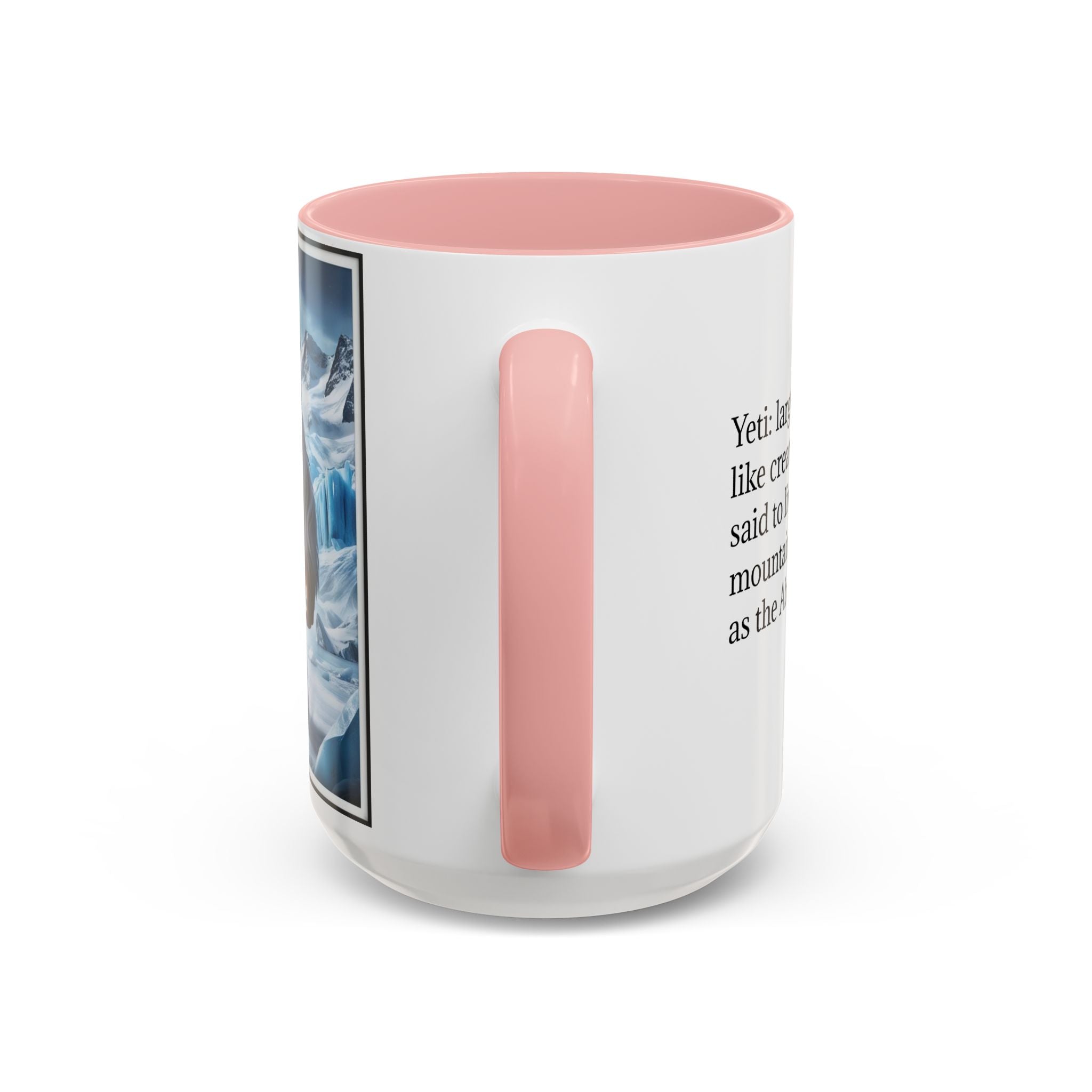 Yeti Coffee Mug: Abominable Snowman, Himalayan Mountain Cryptid, Bigfoot Camping Gift