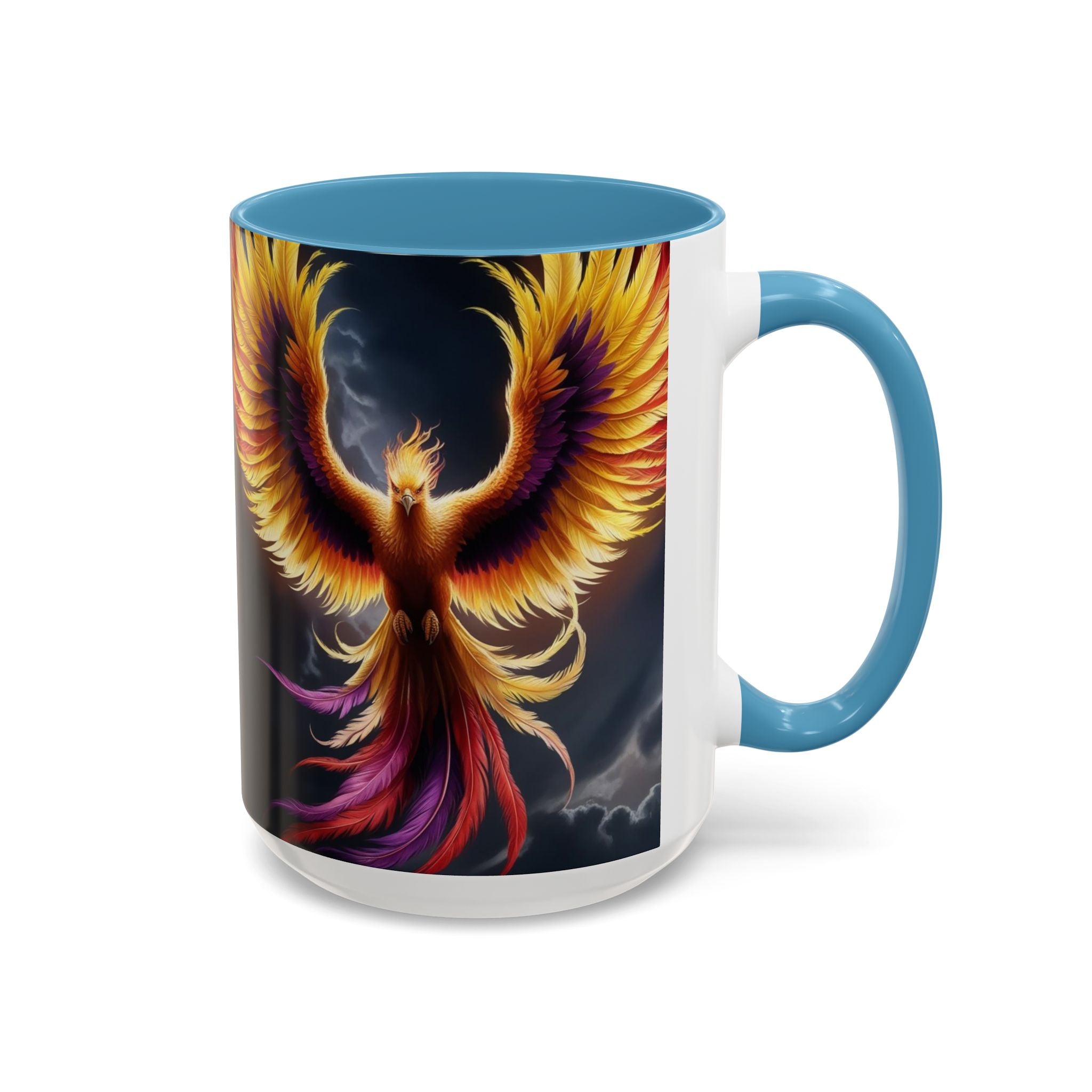 Phoenix Coffee Mug: Mythical Firebird Ceramic Cup, Fantasy Mug, Legendary Creature
