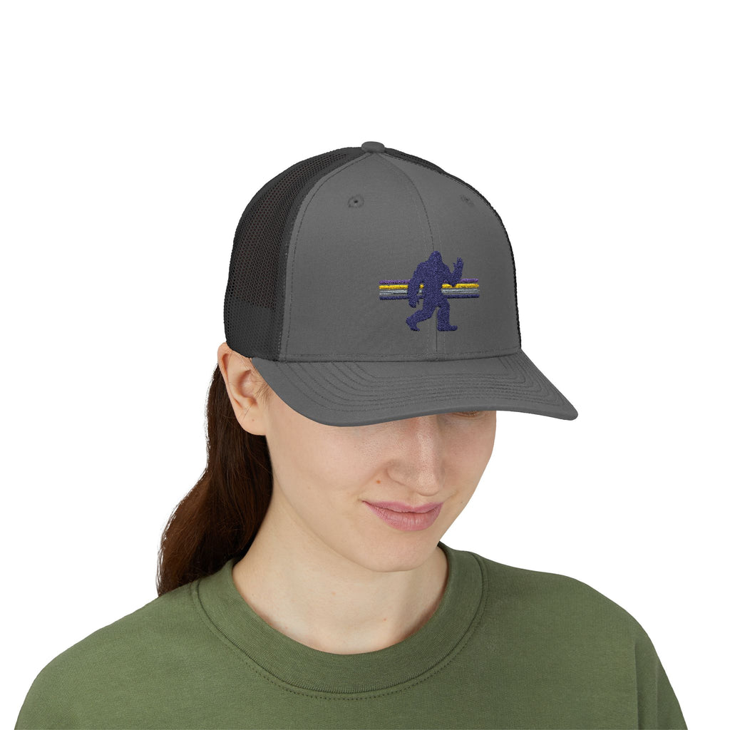 Bigfoot Baseball Cap: Sasquatch Trucker Hat, Snapback Hat, Embroidered Outdoor Gear