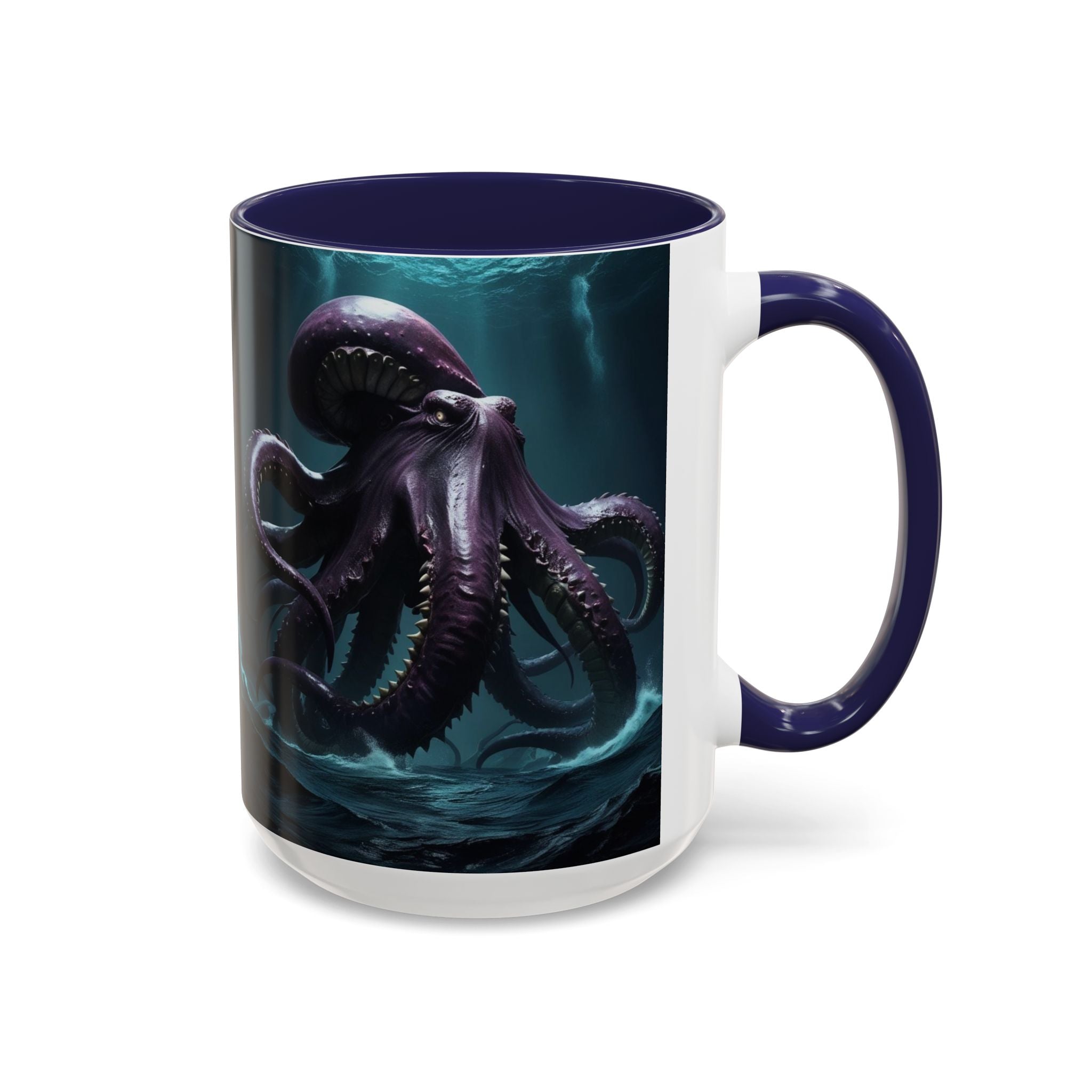 Kraken Coffee Cup: Giant Squid Coffee Mug, Mythical Creature, Octopus Gift