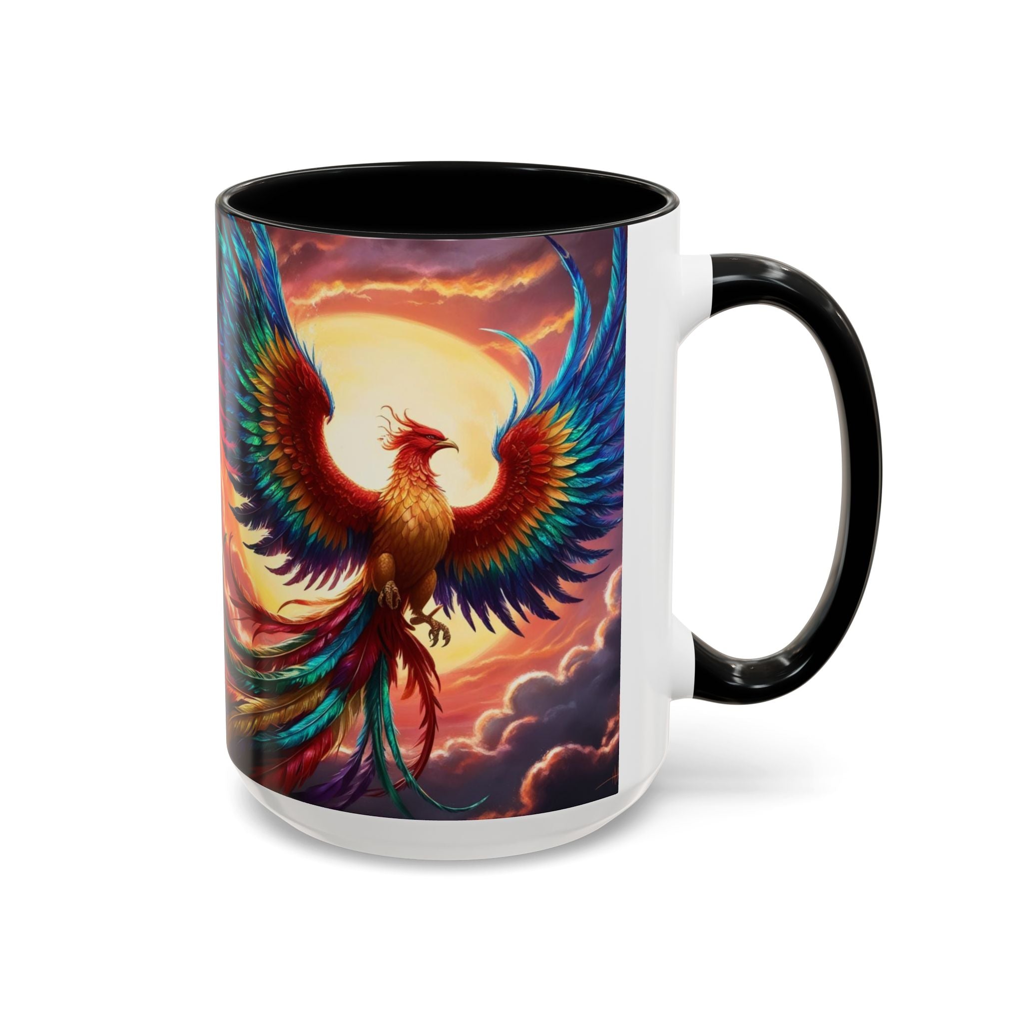 Phoenix Bird Coffee Cup: Mythical Creature, Firebird Coffee Mug, Rise from the Ashes
