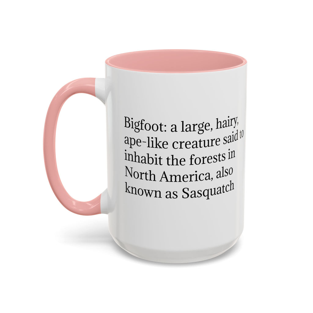 Bigfoot Coffee Mug: Sasquatch, Forest Cryptid, Mythical Creature, Camping Gift