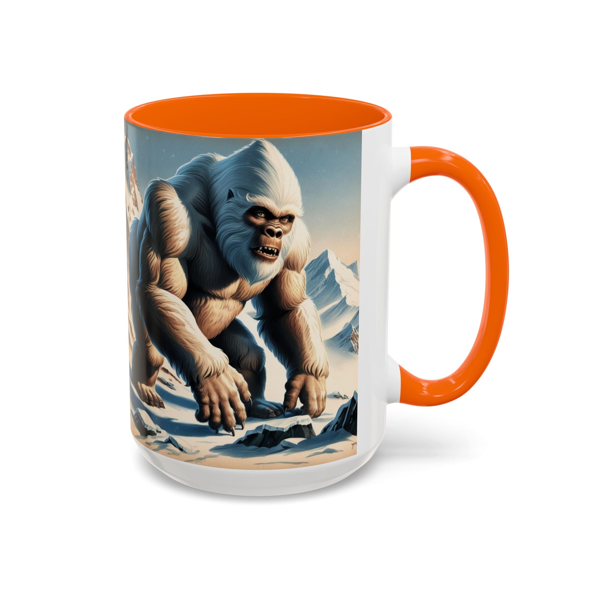 Abominable Snowman Coffee Mug: Himalayan Mountain Yeti, Mythical Creature, Sasquatch Gift