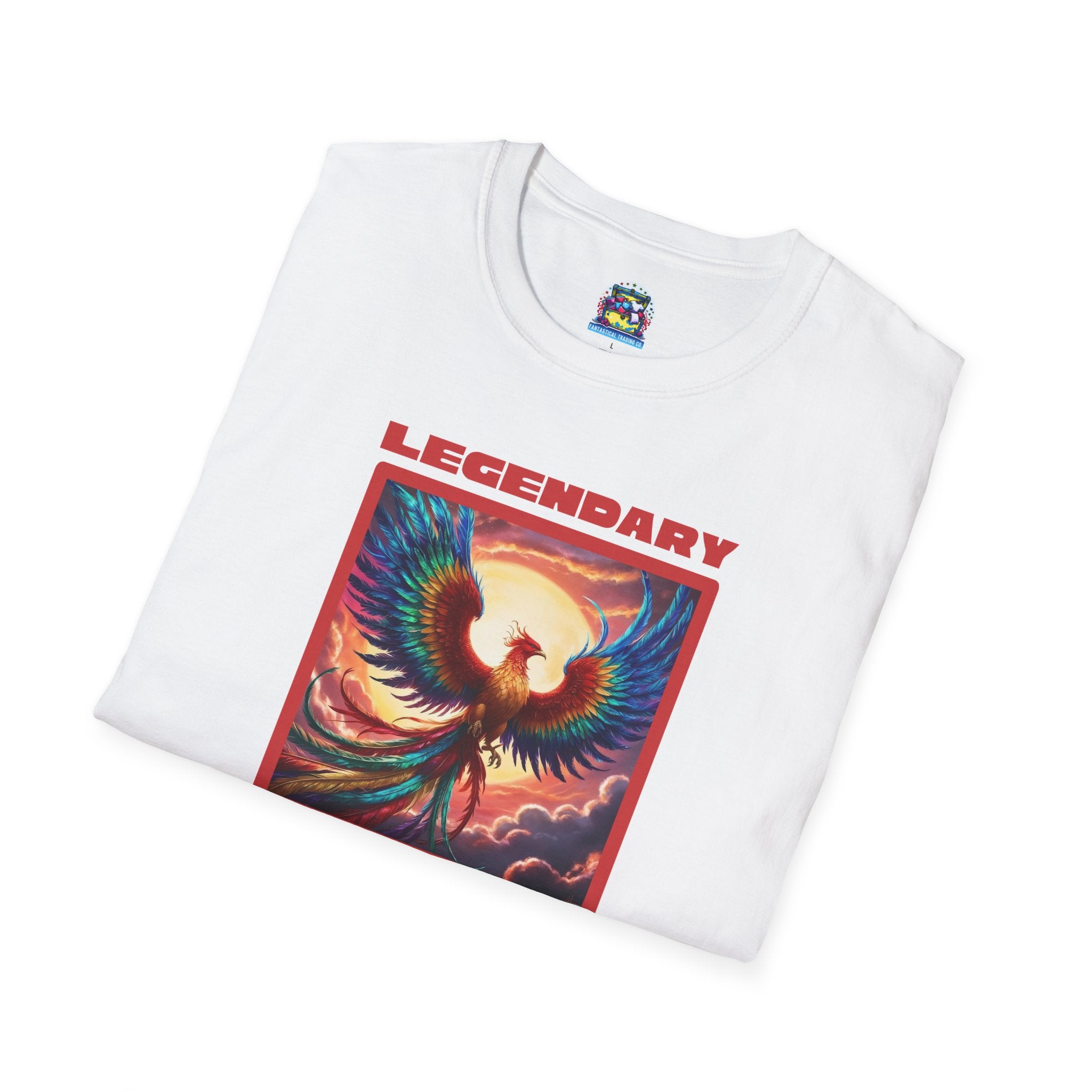 Phoenix Graphic Tee: Legendary Bird, Soft Cotton Shirt, Phoenix Rising Gift