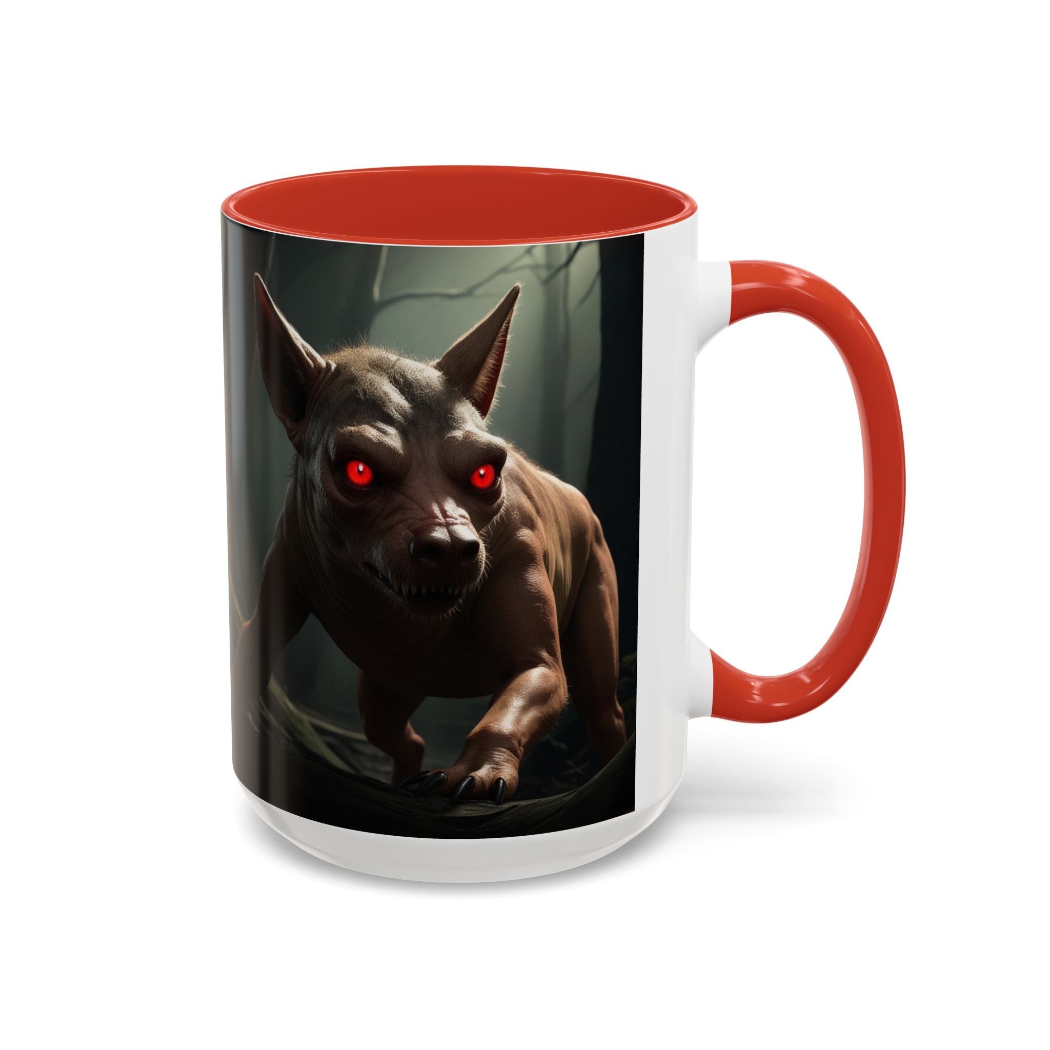 Chupacabra Coffee Cup Supernatural Beast, Mexican Folklore Gift, Mythical Canine Cryptid