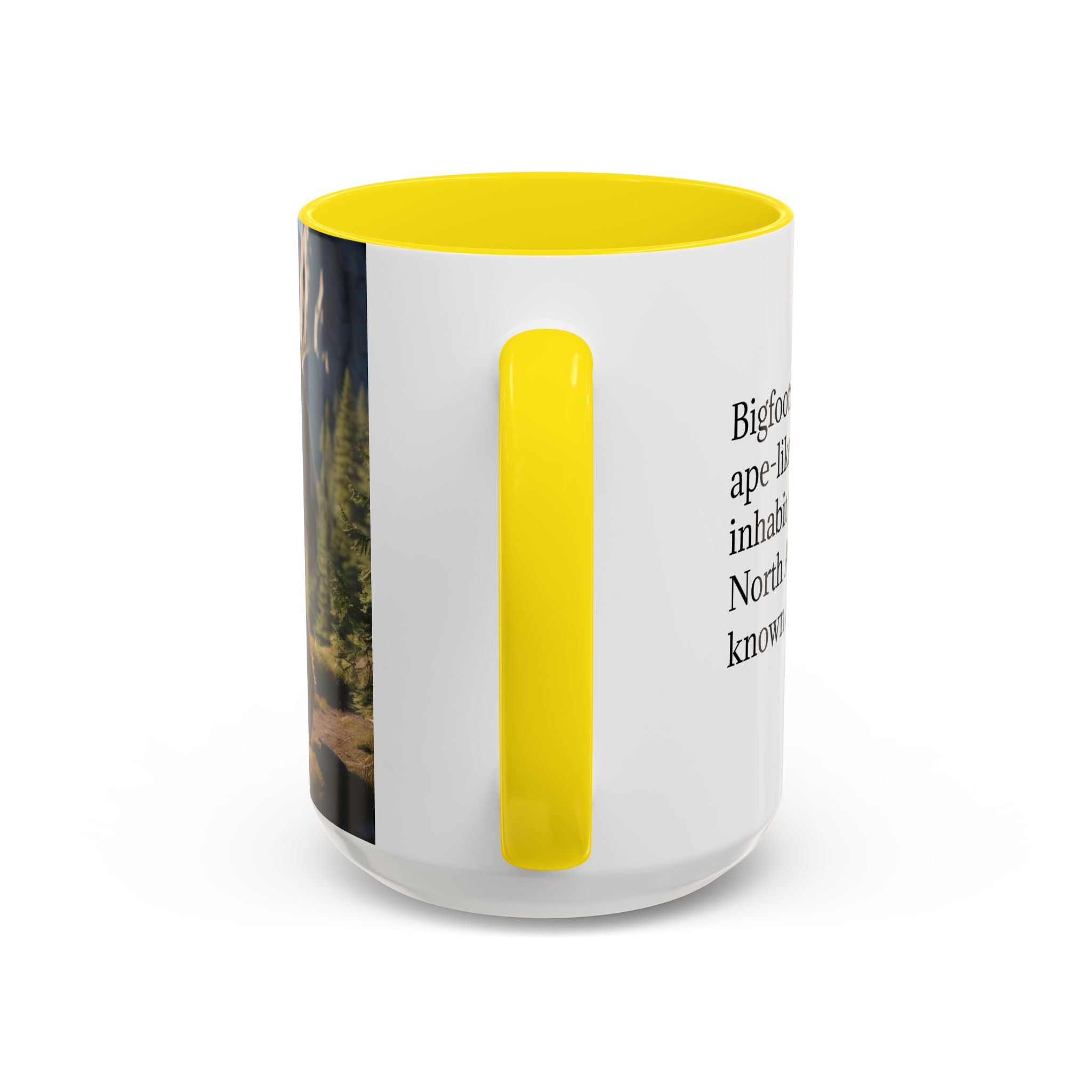 Bigfoot Coffee Cup: Sasquatch Coffee Mug, Pacific Northwest Cryptid, Mythical Creature