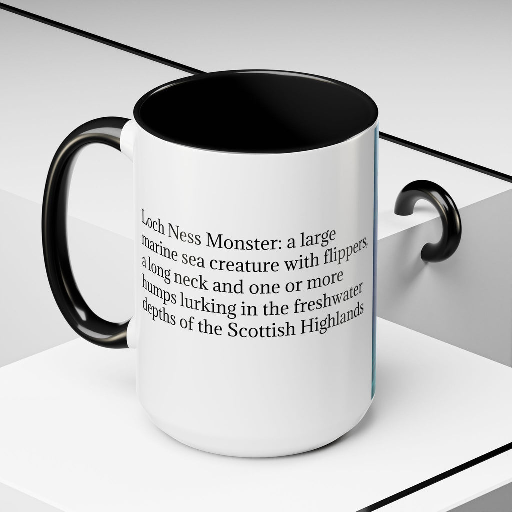 Loch Ness Monster: Nessie Coffee Mug, Mythical Sea Creature, Plesiosaurus Gift
