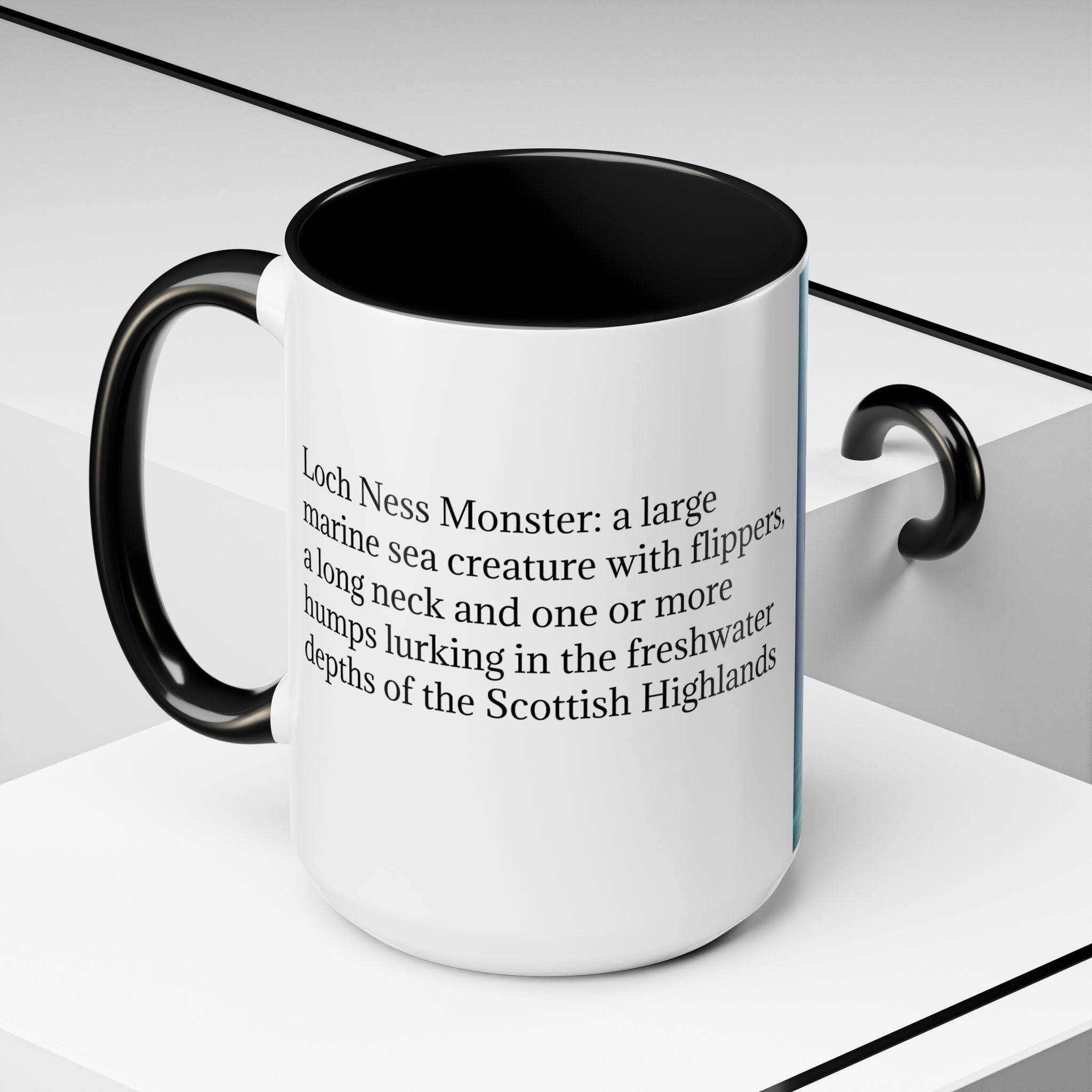 Loch Ness Monster: Nessie Coffee Mug, Mythical Sea Creature, Plesiosaurus Gift