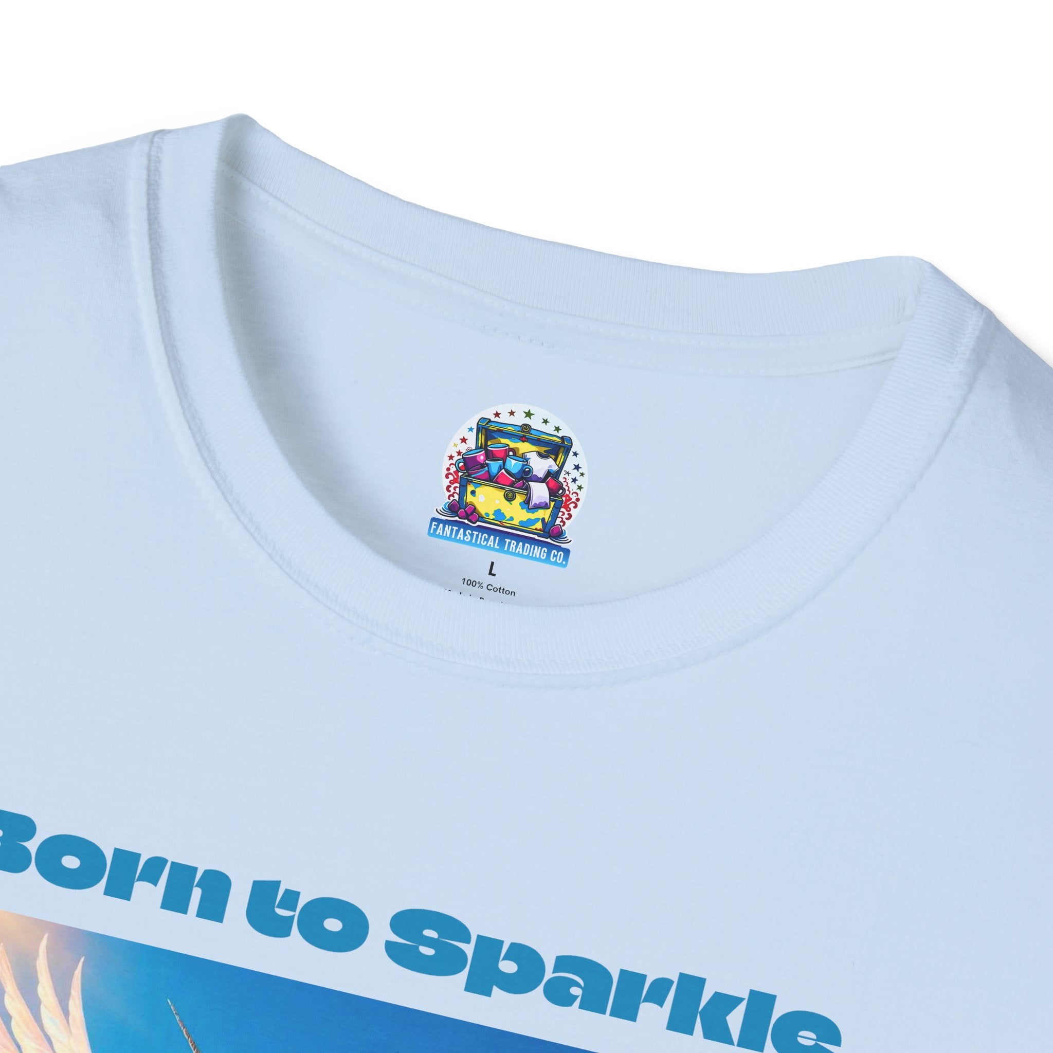 Unicorn Shirt: Legendary Alicorn Graphic Tee, Boho Clothing, Fantasy Apparel (Blue)