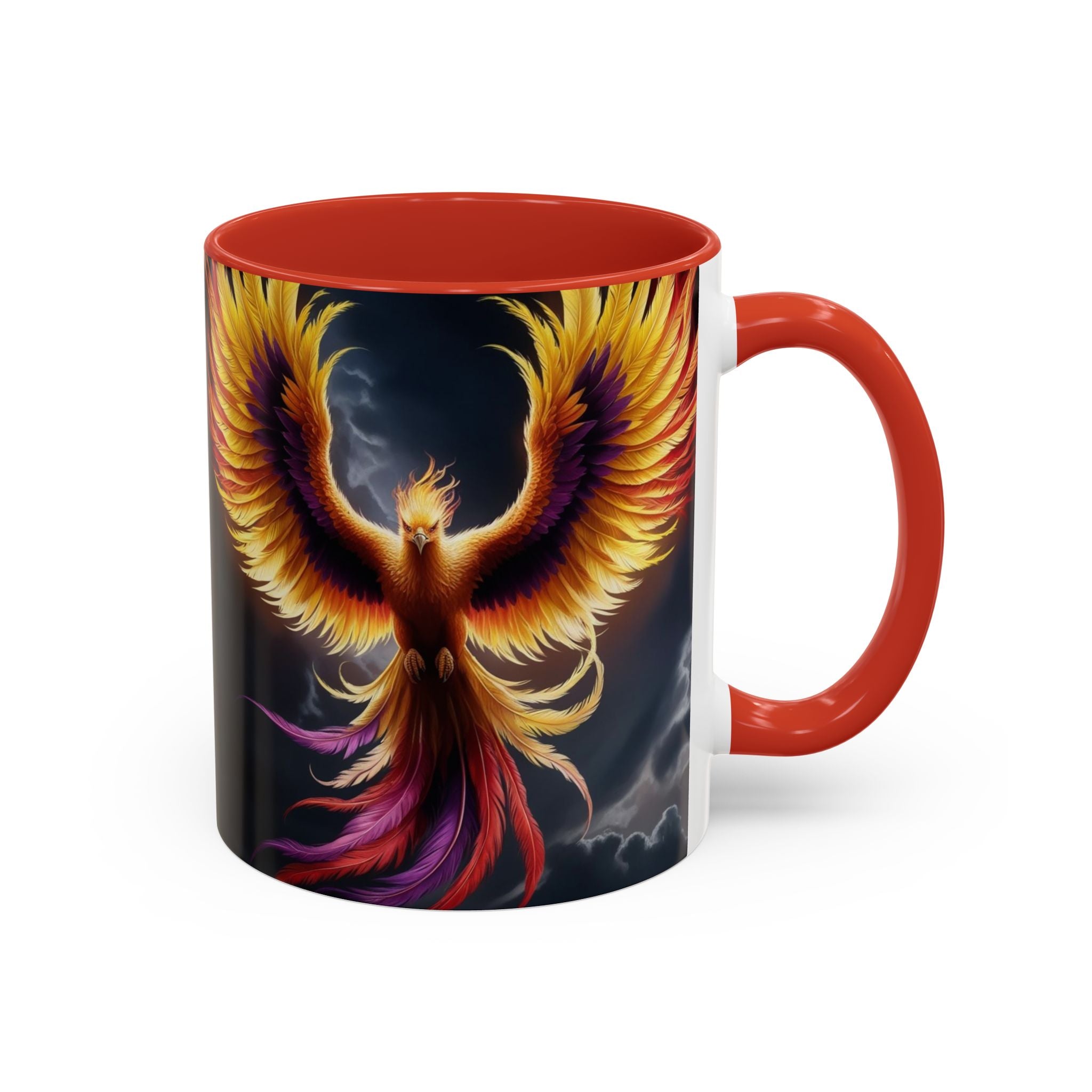Phoenix Coffee Mug: Mythical Firebird Ceramic Cup, Fantasy Mug, Legendary Creature
