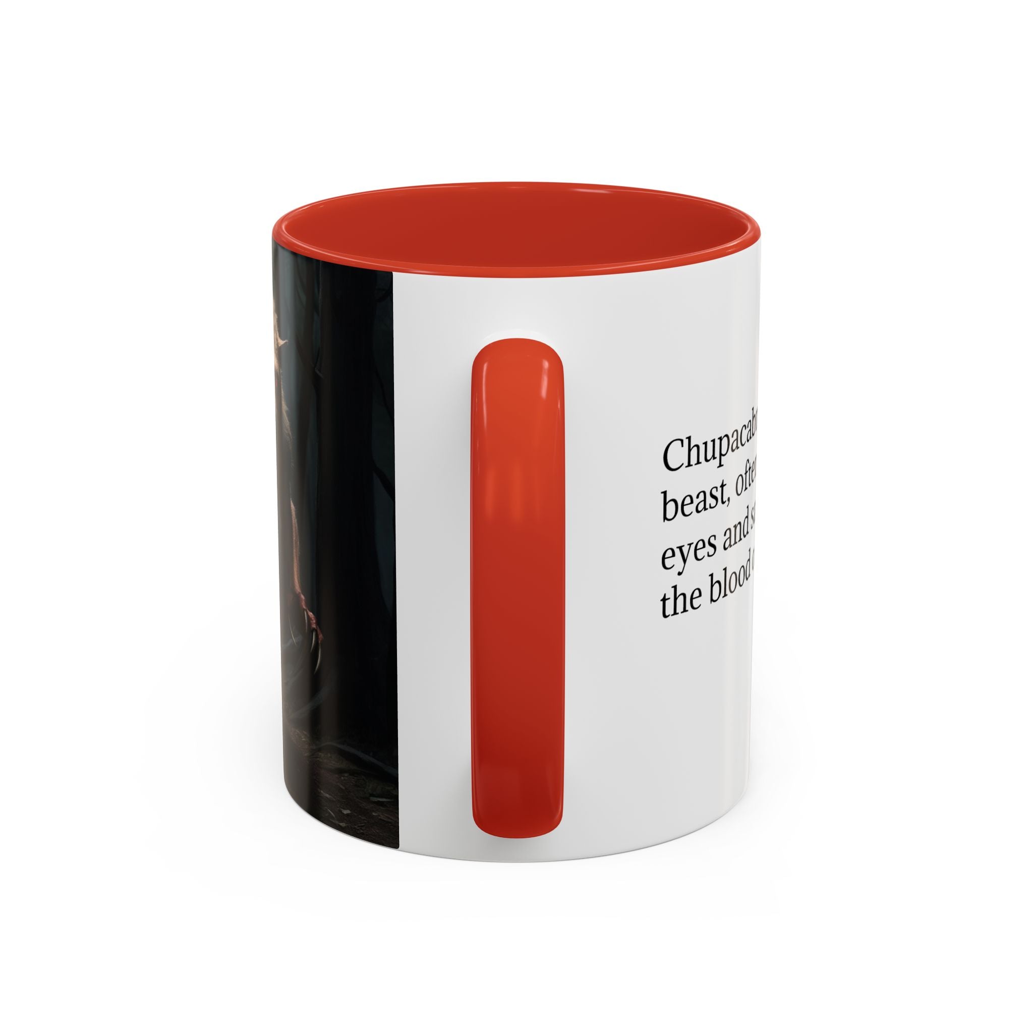 Chupacabra Coffee Mug: Supernatural Beast, Mexican Folklore Gift, Mythical Canine Cryptid