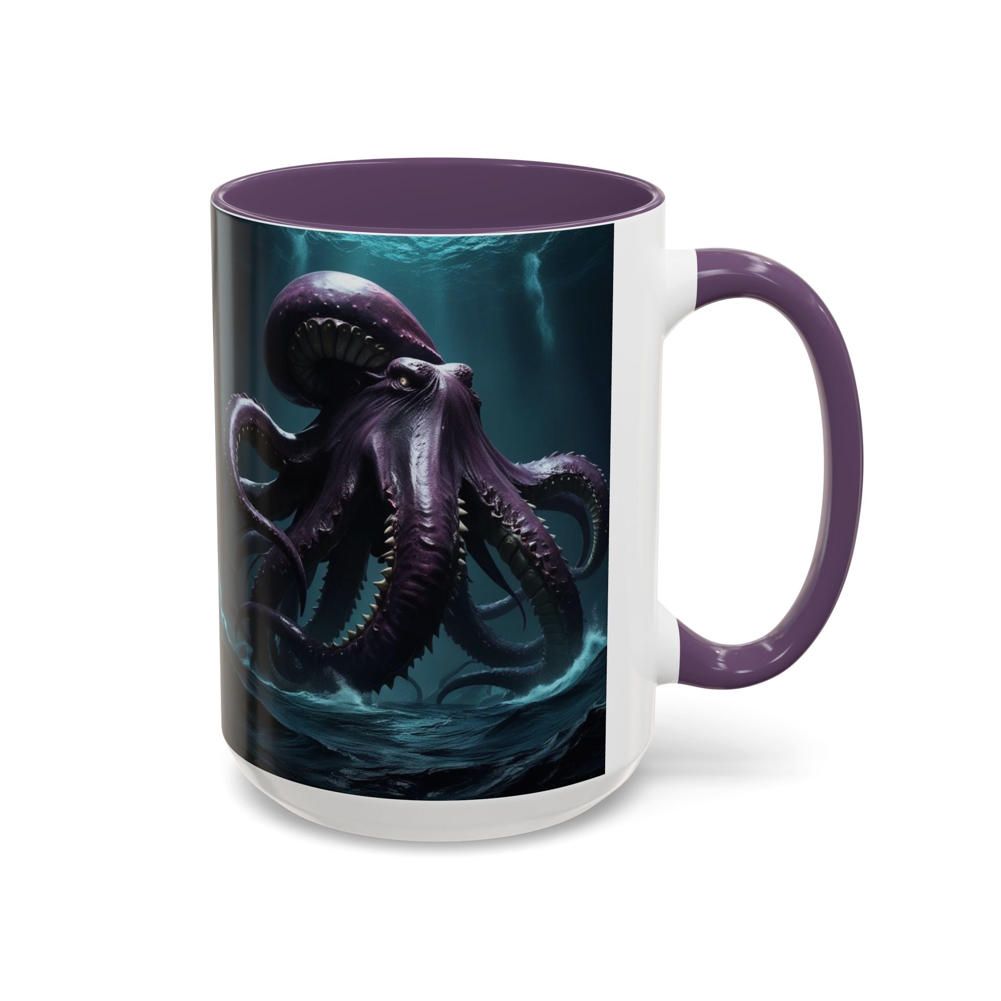 Kraken Coffee Cup: Giant Squid Coffee Mug, Mythical Creature, Octopus Gift