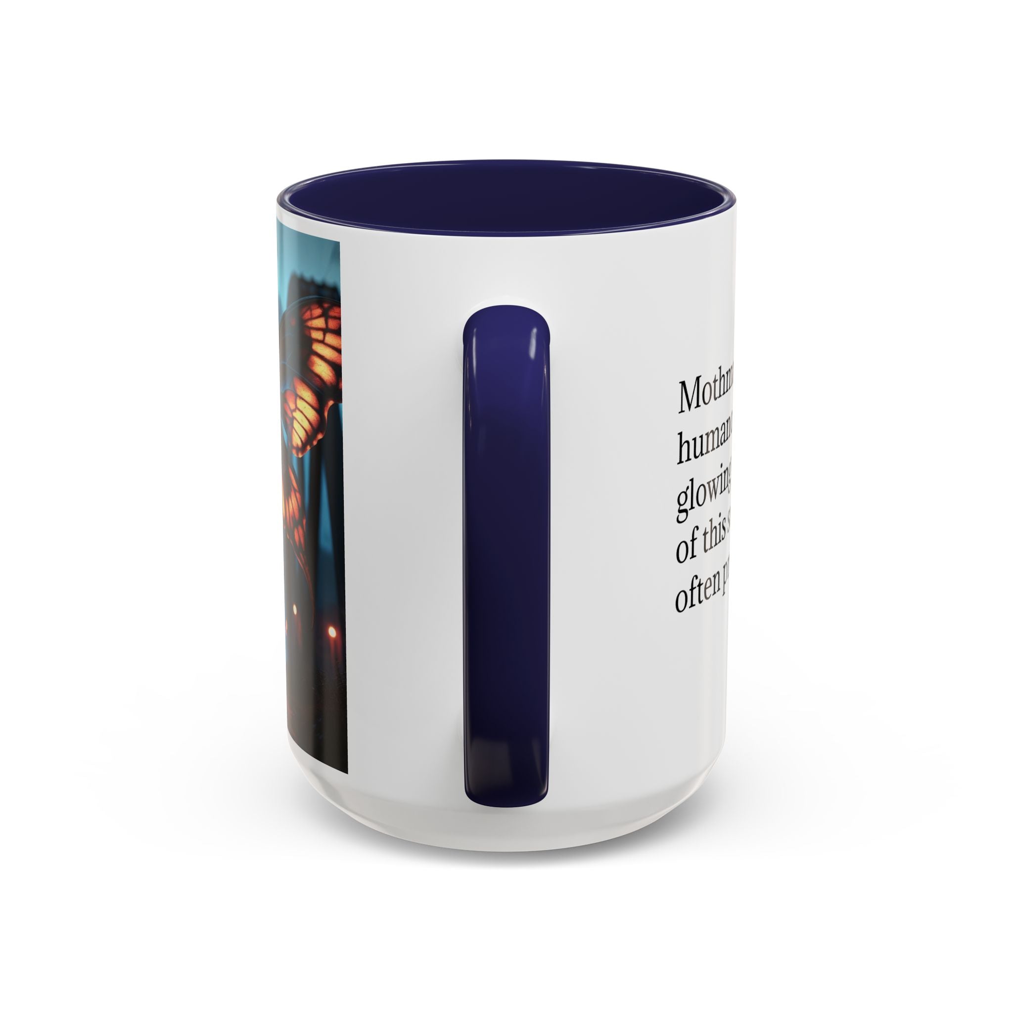 Mothman Coffee Mug: Supernatural Monster, Legendary Creature, Cryptid Gift (Bridge)
