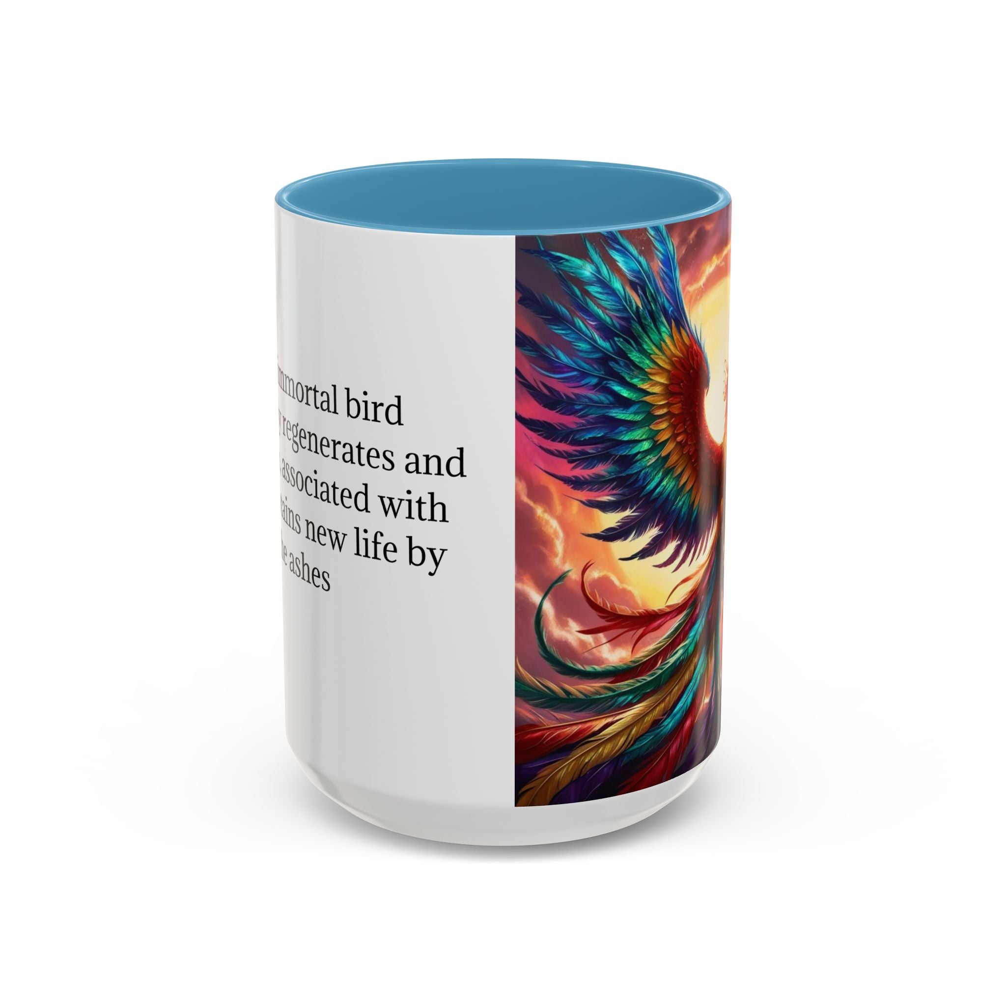 Phoenix Bird Coffee Cup: Mythical Creature, Firebird Coffee Mug, Rise from the Ashes