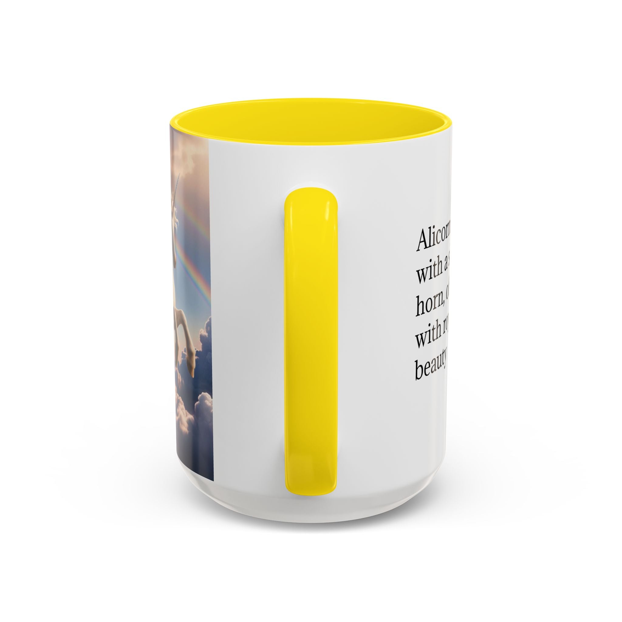 Unicorn Coffee Mug: Enchanted Alicorn, Mythical Creature, Fairytale Gift (Pink)