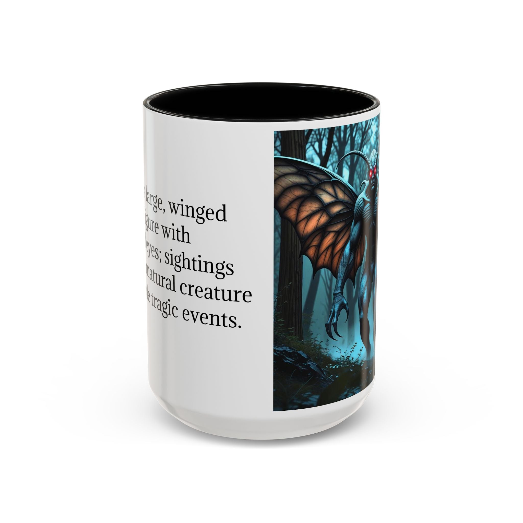 Mothman Mug: Supernatural Coffee Cup, Mythical Creature, Urban Legend (Forrest)