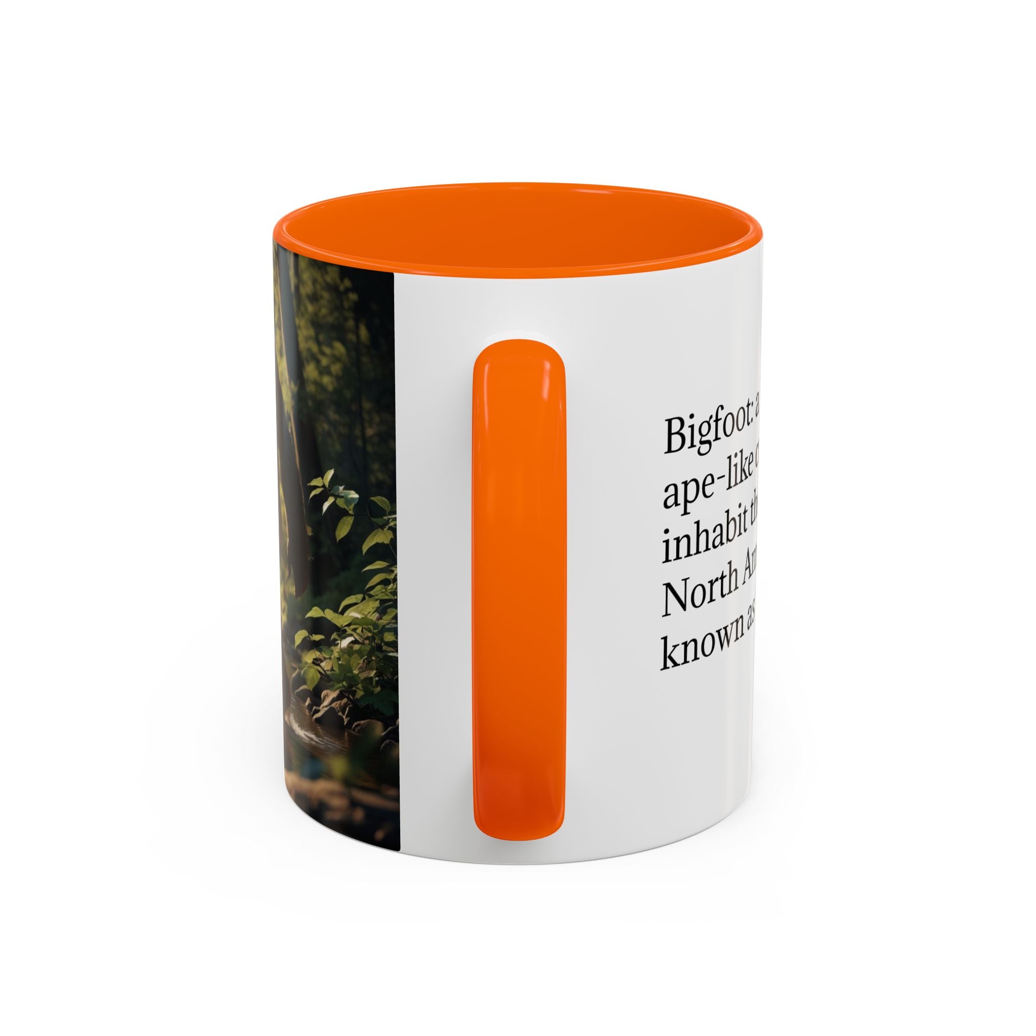 Bigfoot Coffee Mug: Sasquatch, Forest Cryptid, Mythical Creature, Camping Gift