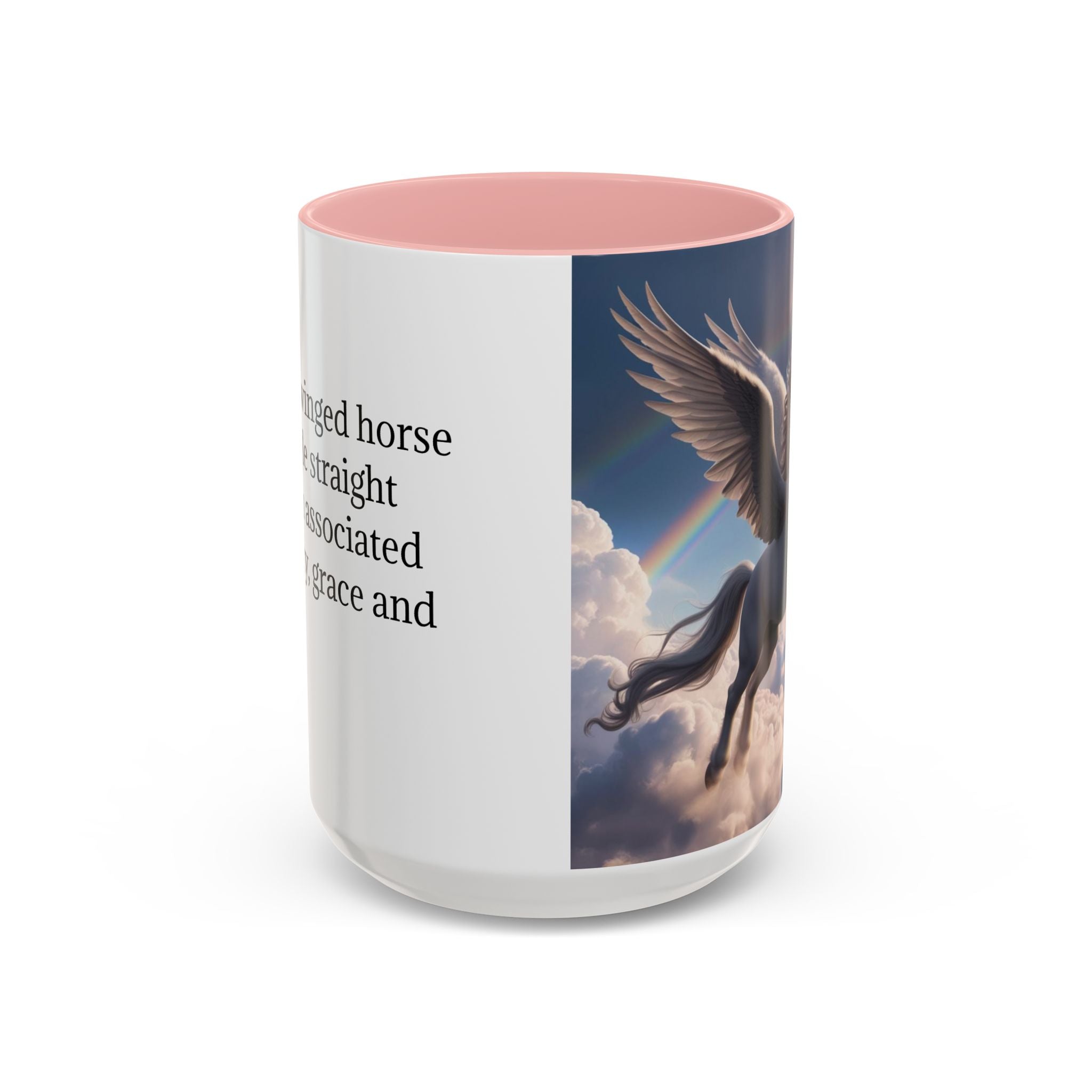 Unicorn Coffee Mug: Enchanted Alicorn, Mythical Creature, Fairytale Gift (Pink)