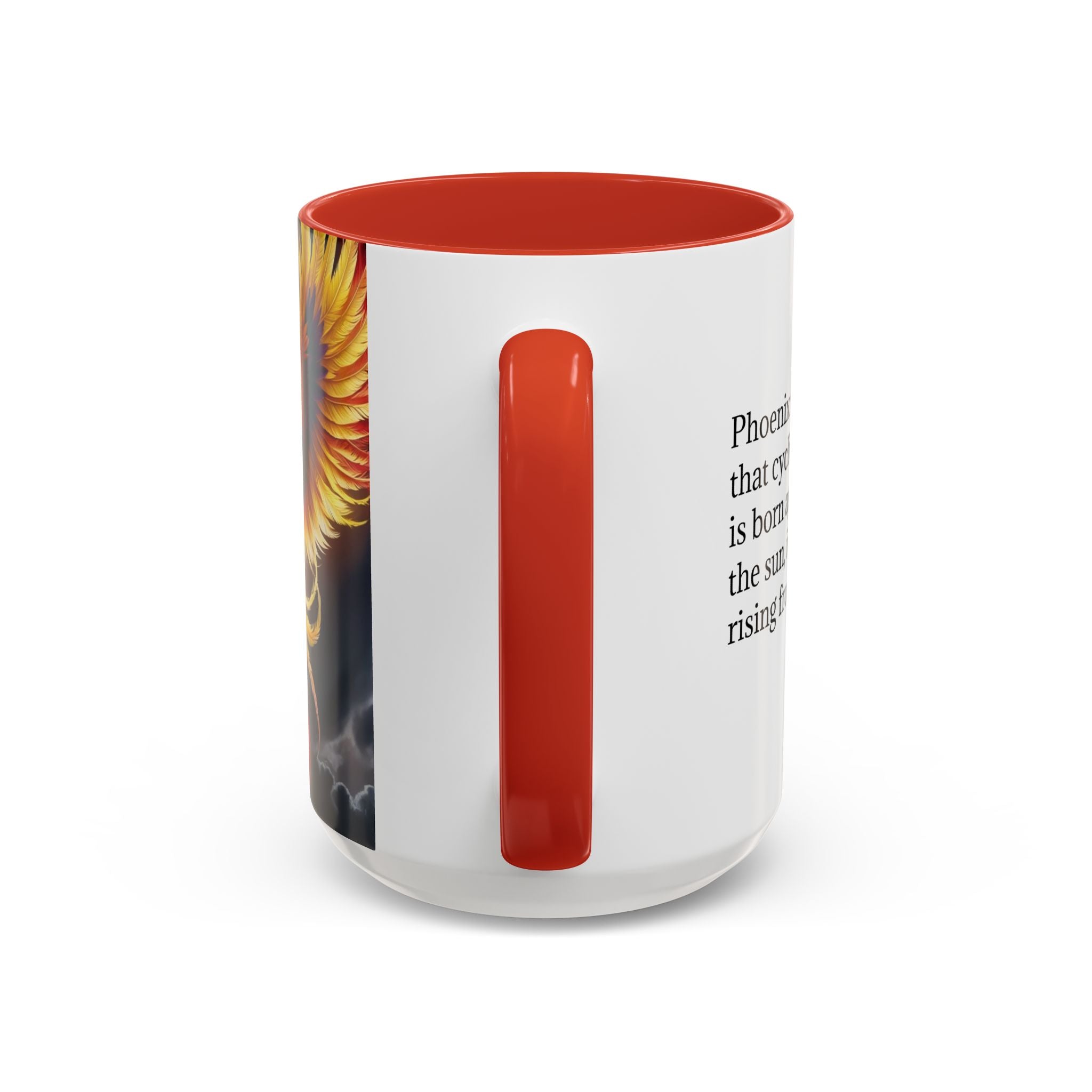 Phoenix Coffee Mug: Mythical Firebird Ceramic Cup, Fantasy Mug, Legendary Creature