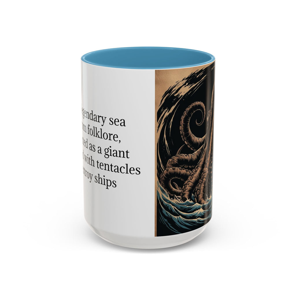 Kraken Coffee Mug: Giant Squid Coffee Cup, Sea Creature, Mugs for Men