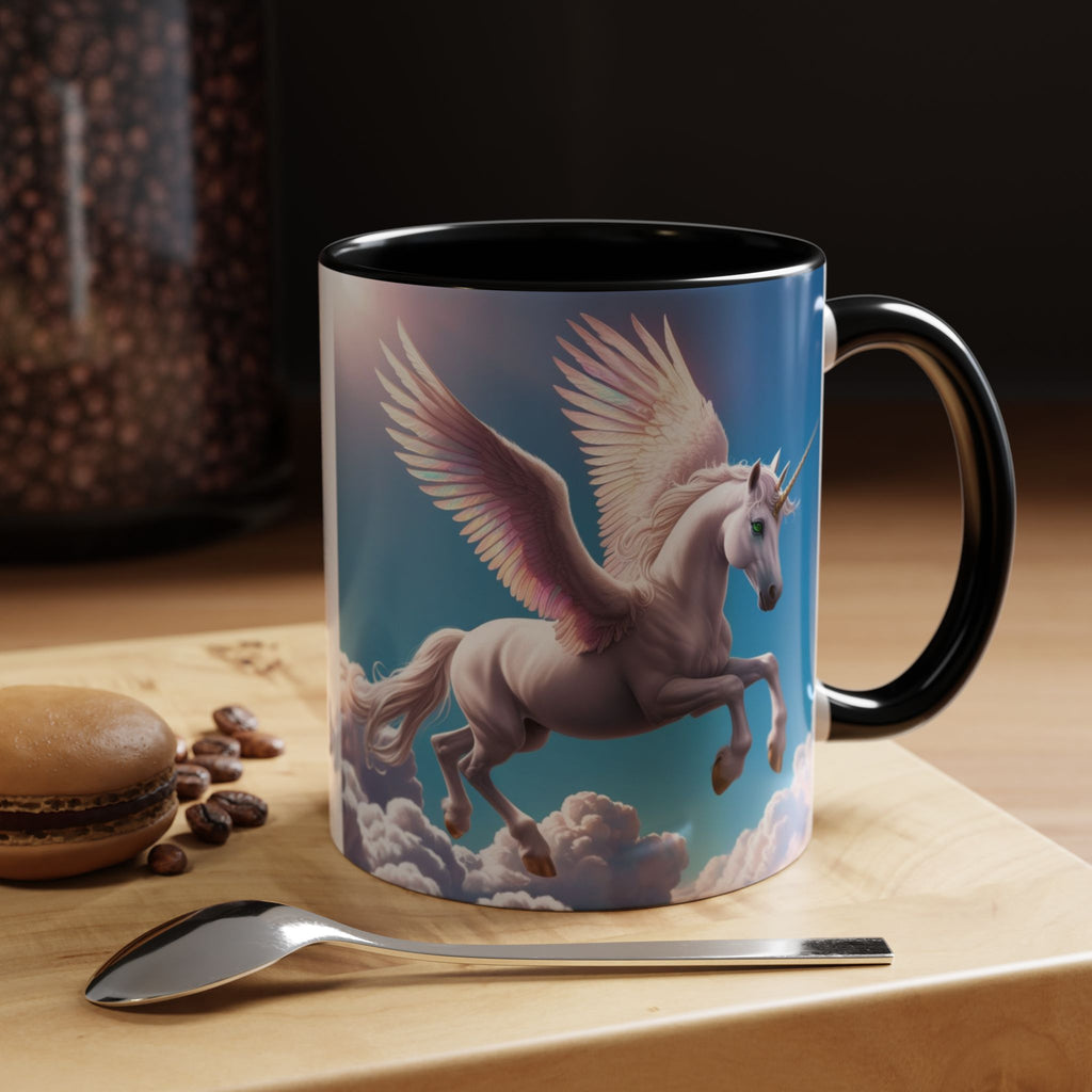 Unicorn Coffee Cup: Fantasy Alicorn Mug, Legendary Creature, Enchanted Gift (Purple)