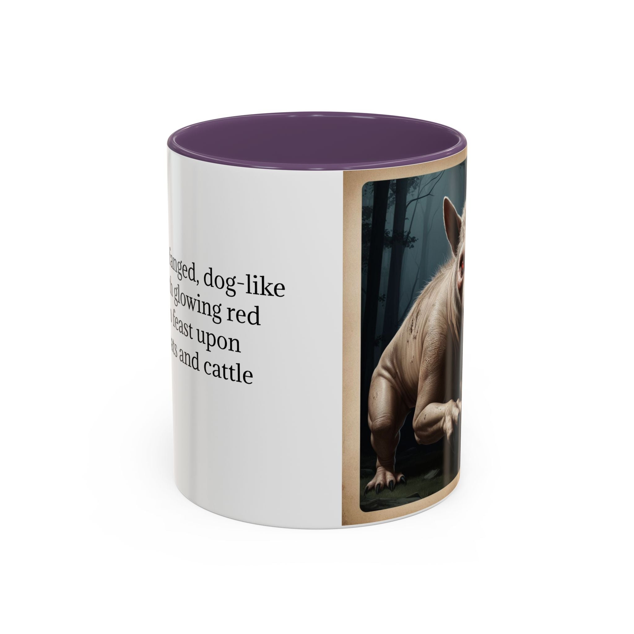 Chupacabra Mug: Supernatural Coffee Cup, Cryptid Beast, Mexican Folklore Gift
