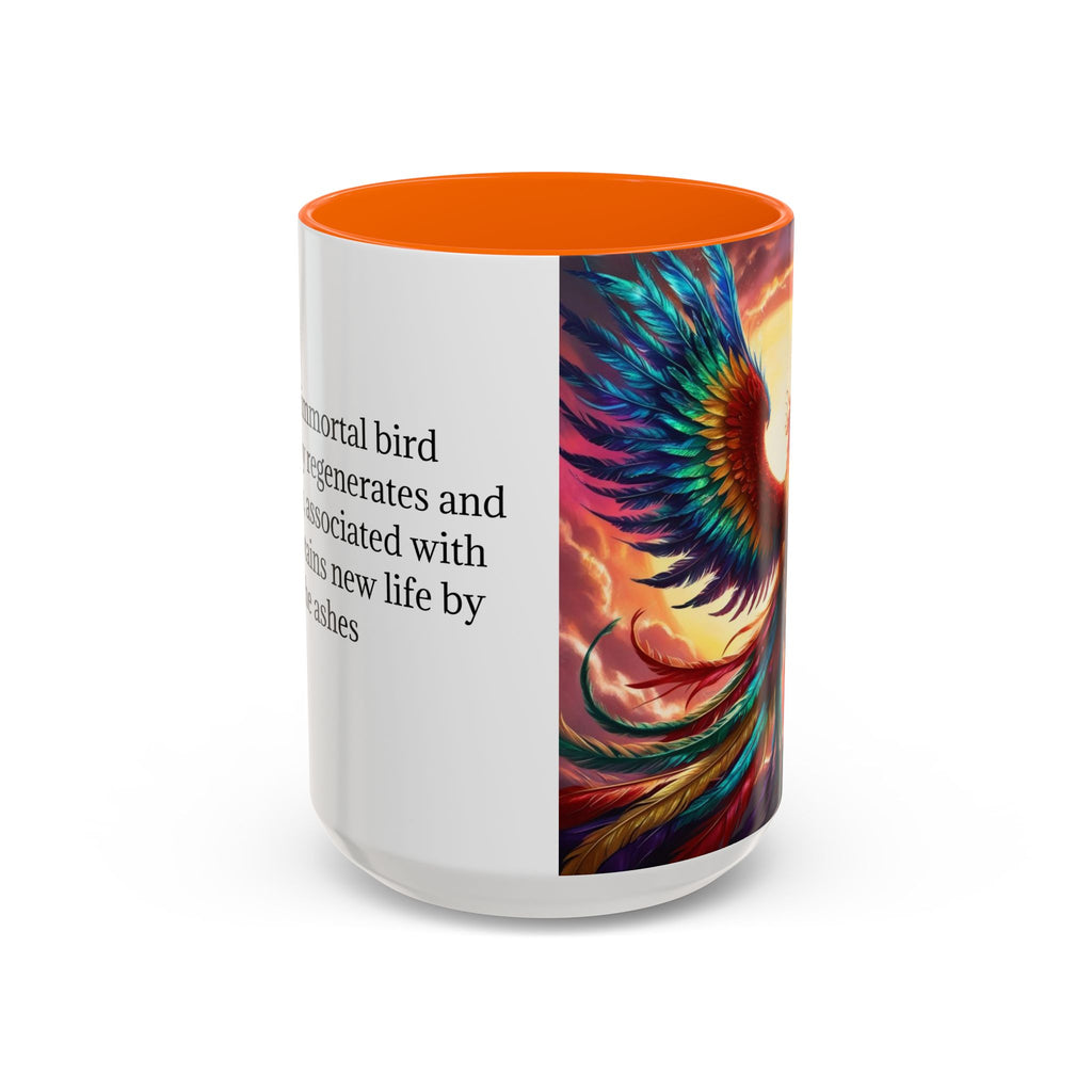 Phoenix Bird Coffee Cup: Mythical Creature, Firebird Coffee Mug, Rise from the Ashes
