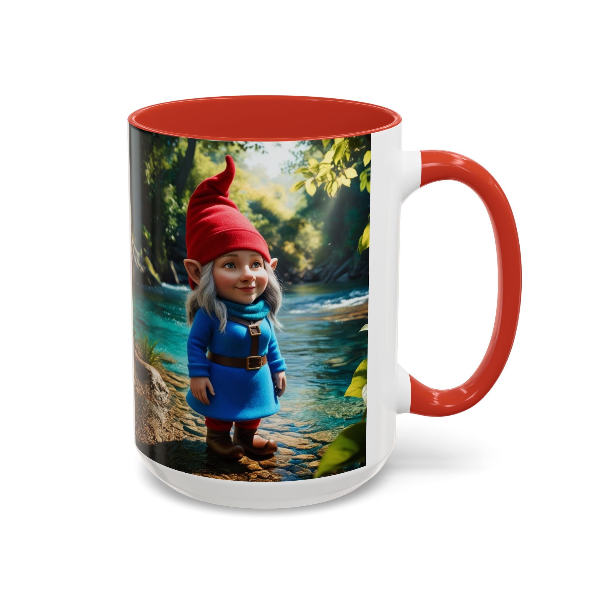 Gnome Mug: Scandinavian Nisse, Nordic Folklore Gift, Mythical Creature Coffee Cup